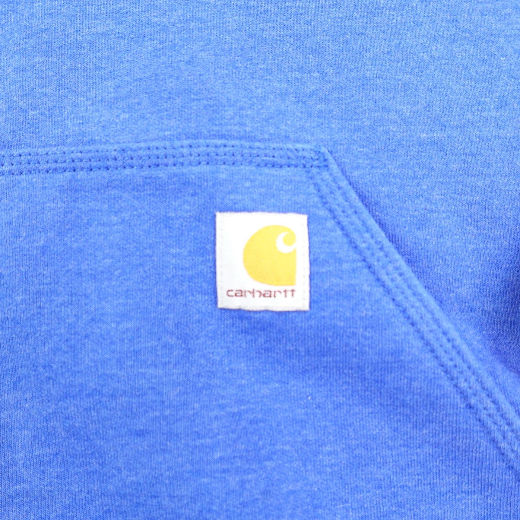 Carhartt Carhartt Hoodie Mens Medium Blue Rain Defender Graphic Print Logo Work Sweatshirt Pullover Hooded Pockets Water Resistant Size US M / EU 48-50 / 2 - 4 Thumbnail