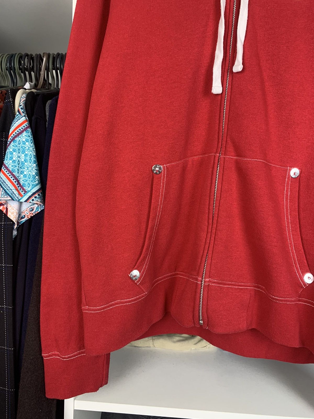 True Religion Y2K True Religion Big Logo Zip-Up Hoodie Size US XL / EU 56 / 4 - 20 Thumbnail