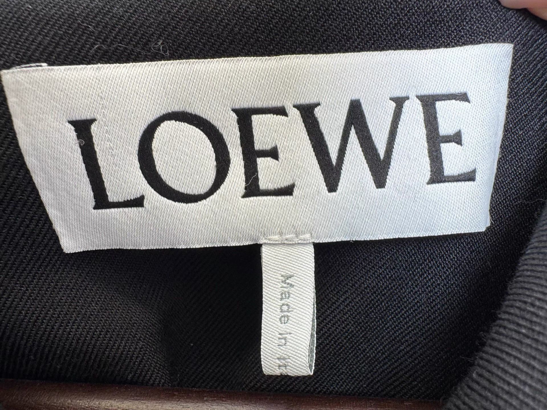 Loewe LOEWE FW25 Wool Belted Silk Jacket K36 Size US S / EU 44-46 / 1 - 3 Thumbnail