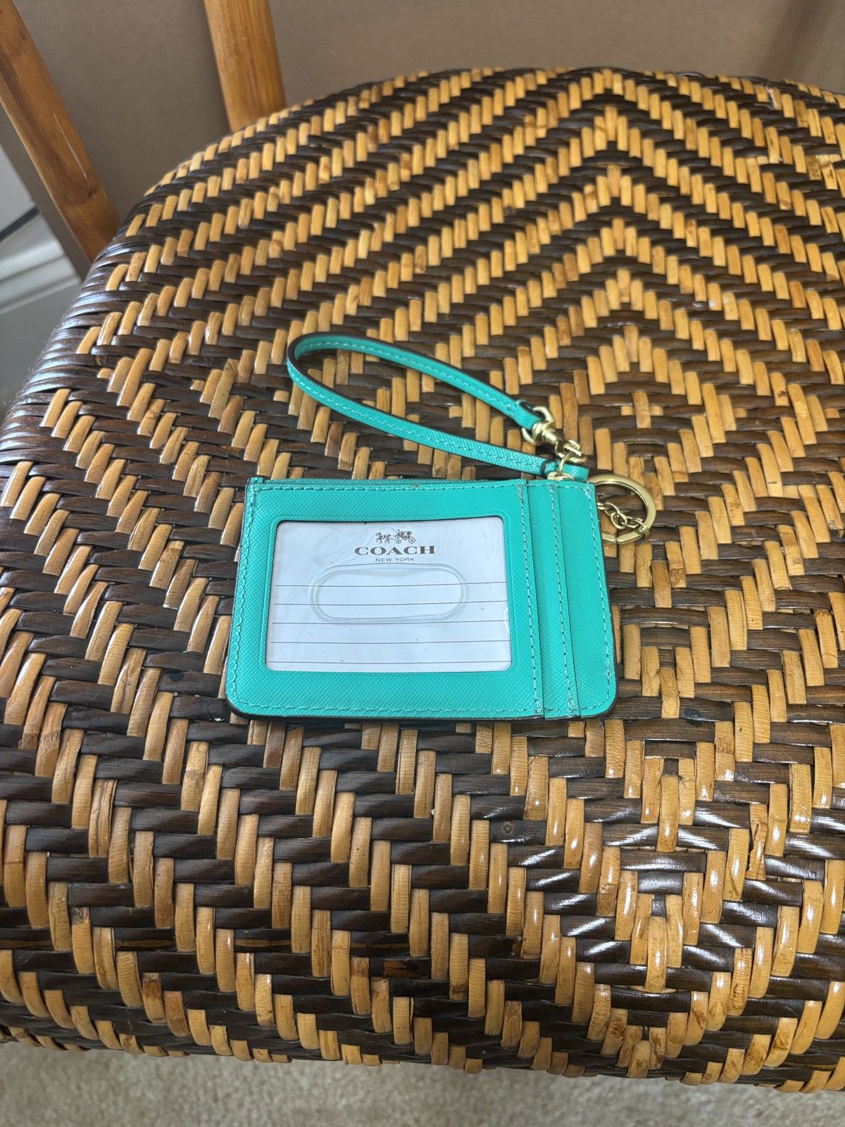 Coach Coach Wrist Wallet Small Green Size ONE SIZE - 2 Thumbnail