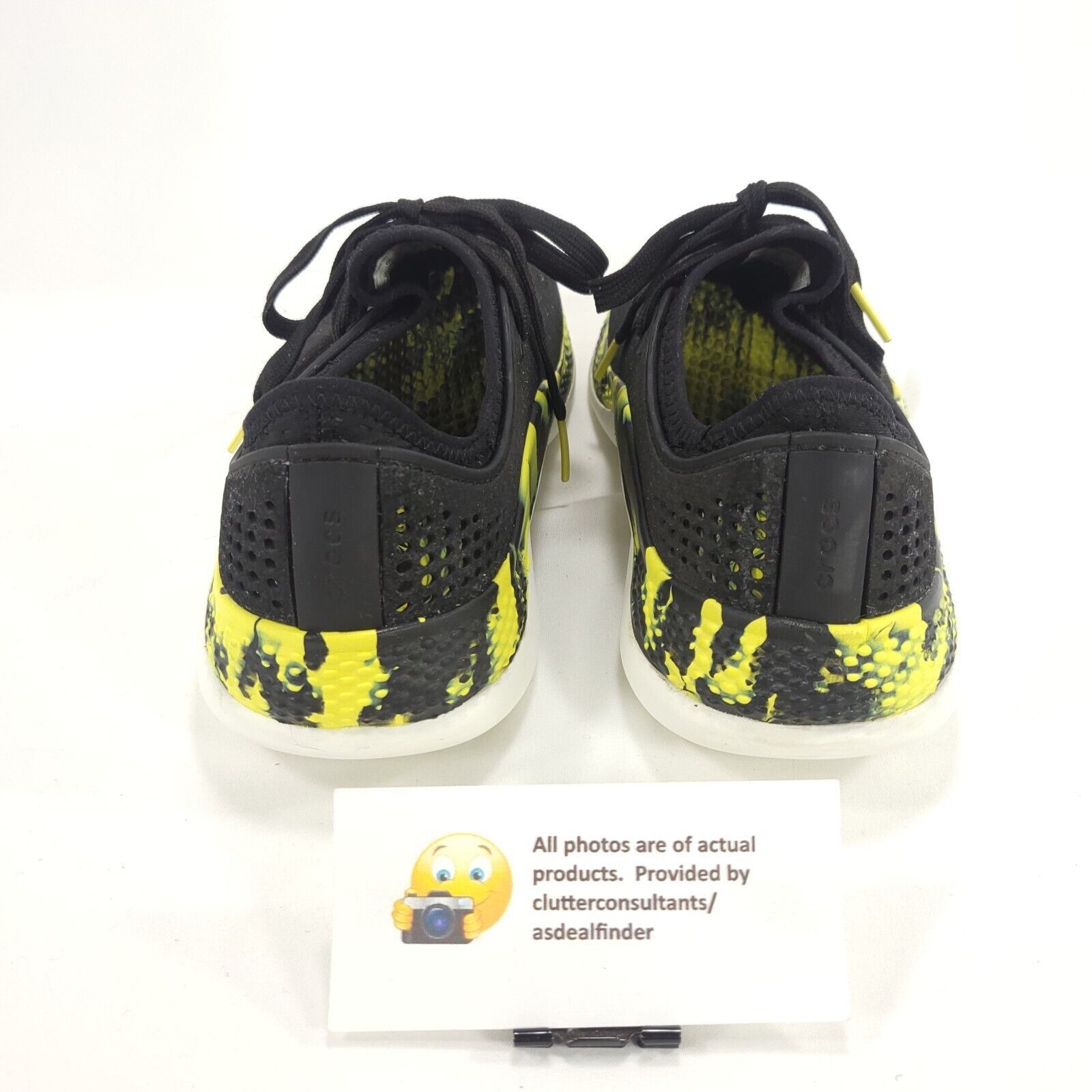 Crocs Crocs LiteRide 360 Marble Pacer Shoe Men Size 8 207633 Black Size US 8 / EU 41 - 3 Thumbnail