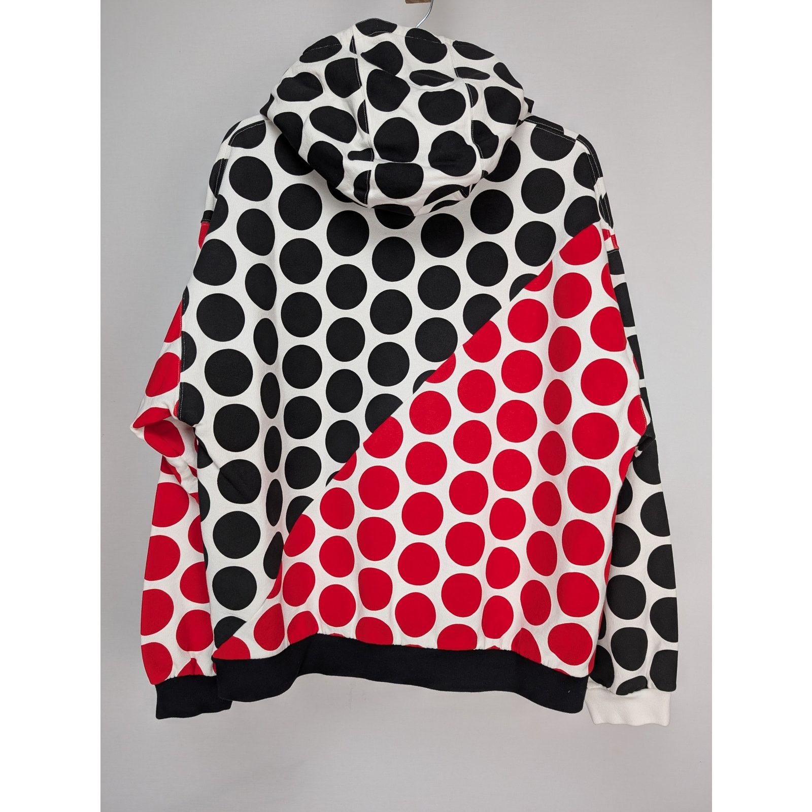 Gucci o1rshd1 Light Felted Hooded Sweatshirt in Ivory/Red/Mix Size US L / EU 52-54 / 3 - 9 Thumbnail