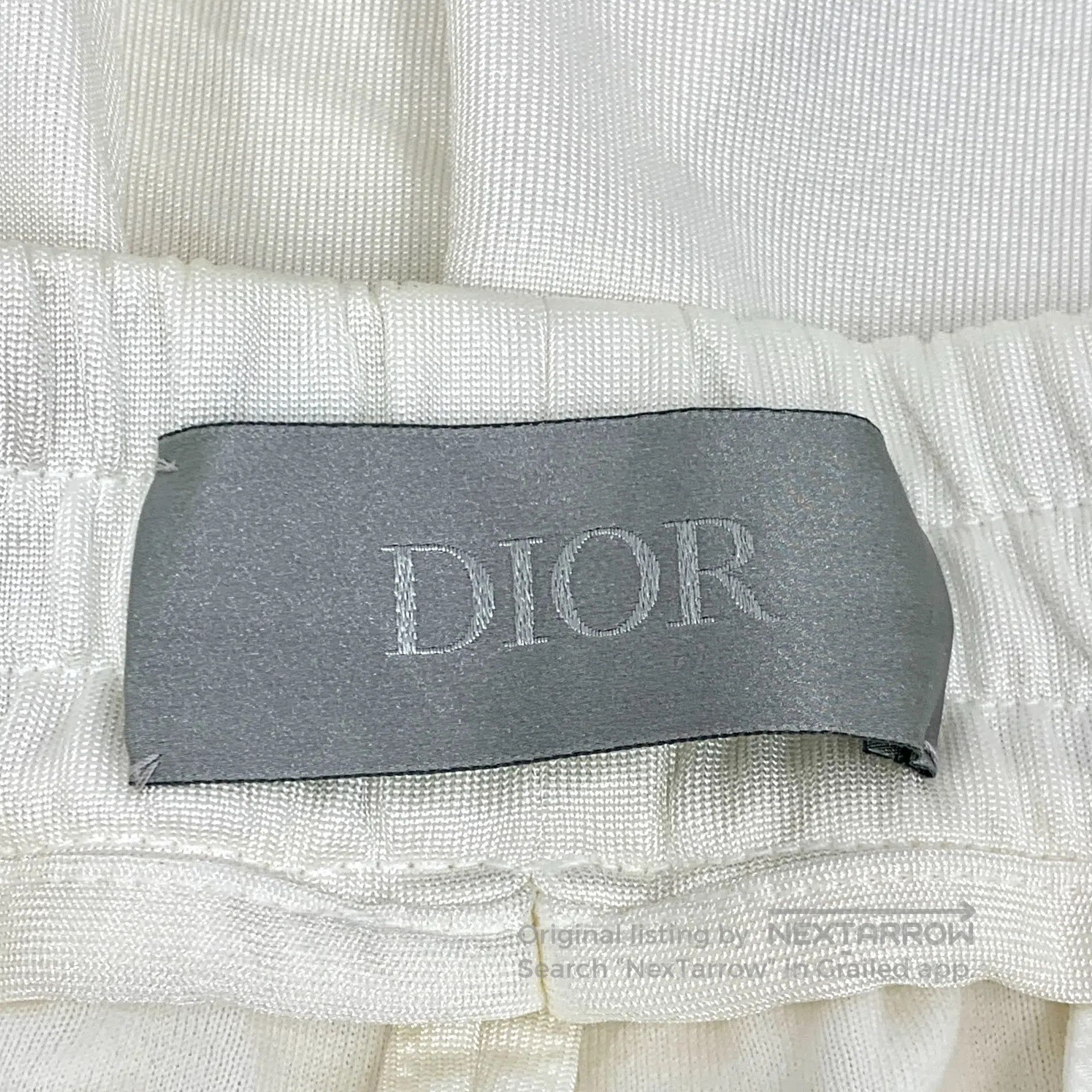 Dior Dior size M White letter print elastic waist casual shorts Size 25" / US 0 / IT 36 - 5 Thumbnail