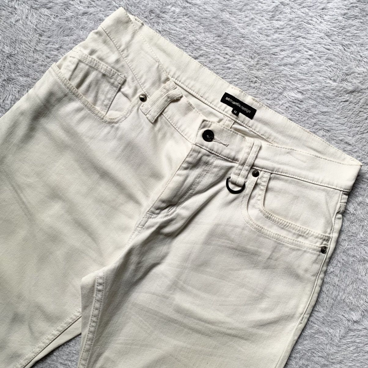 semanticdesign Japanese brand semantic design curved denim pants Size US 32 / EU 48 - 3 Thumbnail