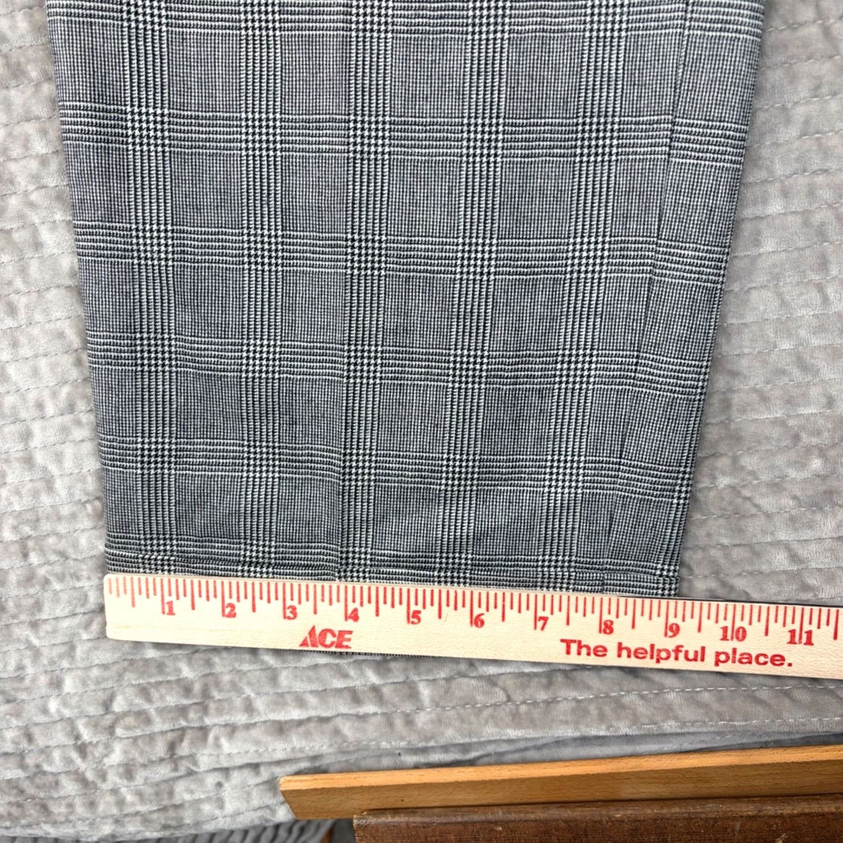 Brooks Brothers Brooks Brothers 346 wool cashmere glen plaid pleated cuffed pants grey 35x30 Size US 35 - 3 Thumbnail