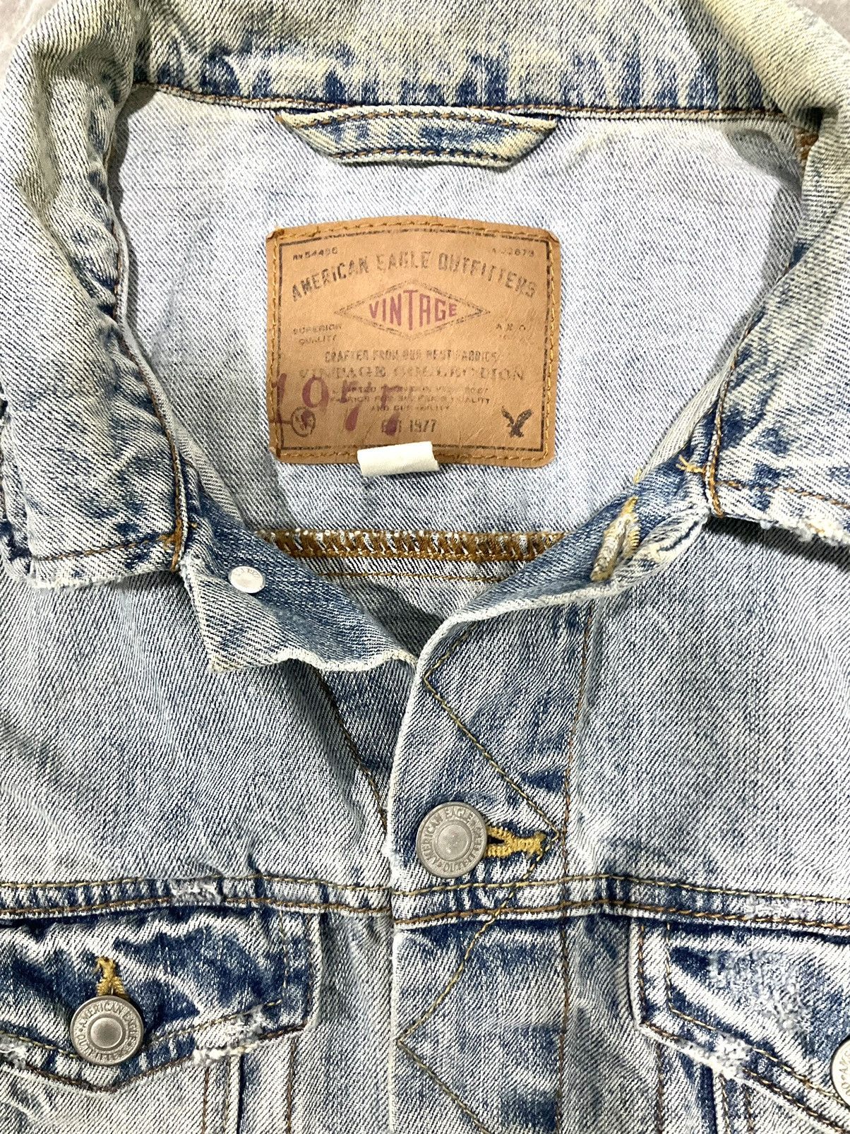 American Eagle Outfitters × Vintage Vintage American Eagle Outfittens Jacket Denim Size US S / EU 44-46 / 1 - 3 Thumbnail