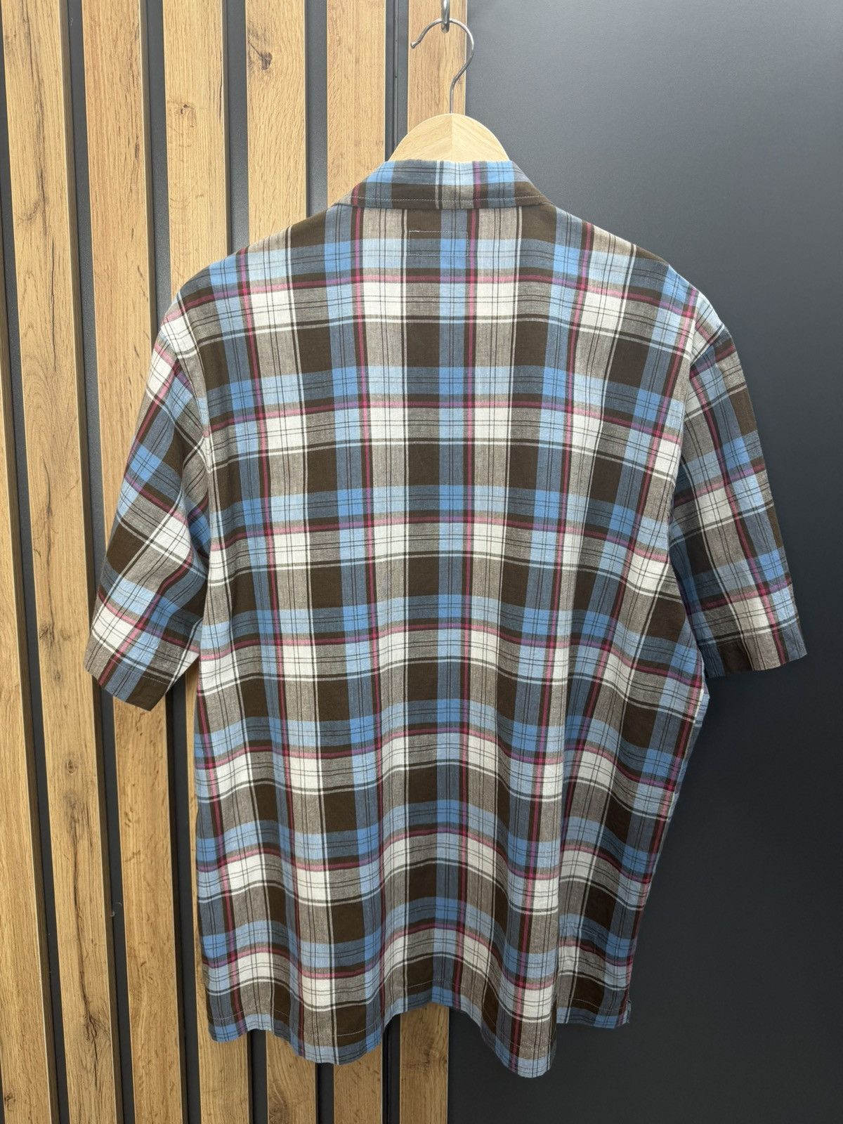 Universal Works Universal Works Plaid Shirt Short Sleeve Size L Size US L / EU 52-54 / 3 - 10 Thumbnail