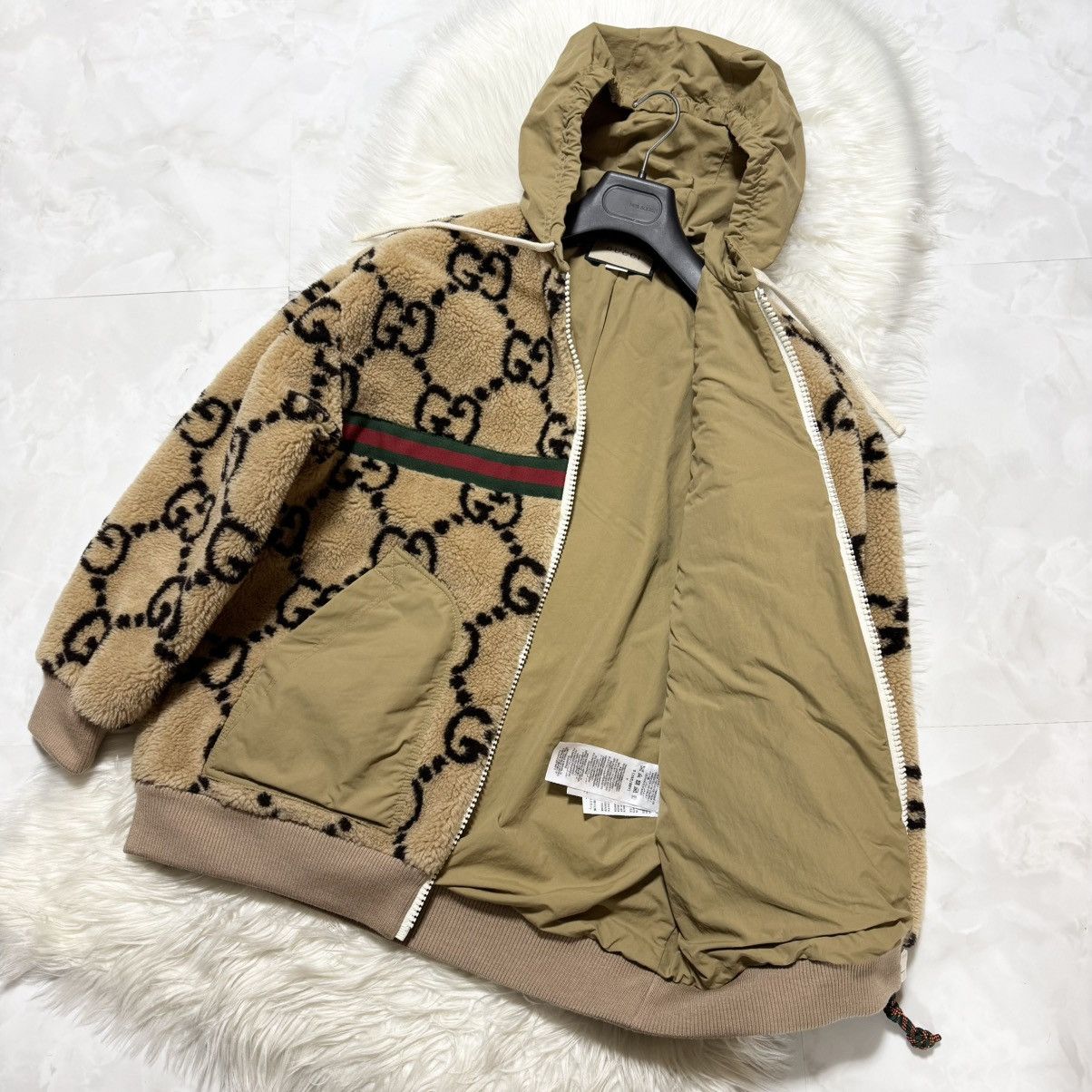 Gucci Gucci maxi GG pattern Sherry line bomber jacket S Size S / US 4 / IT 40 - 9 Thumbnail