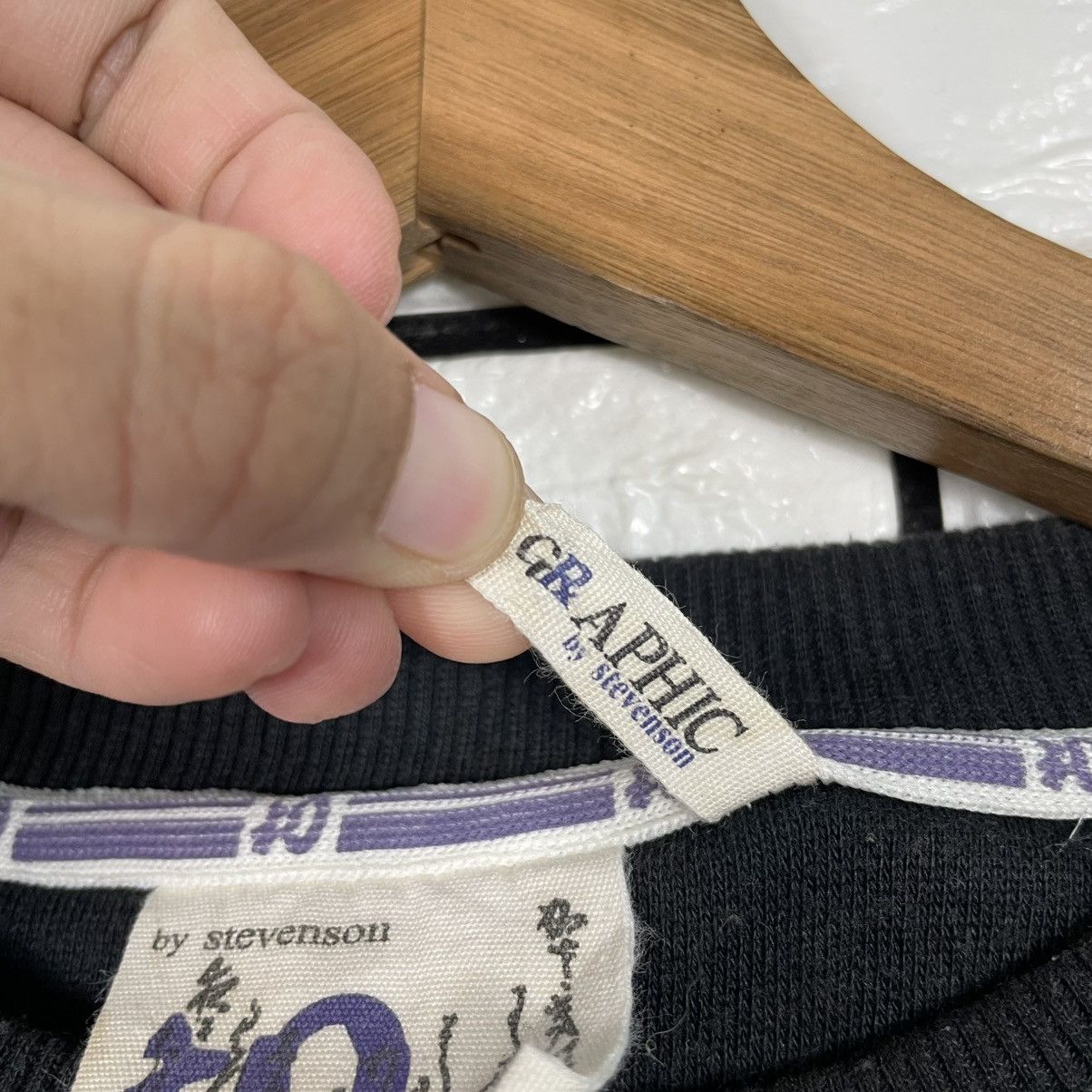 Japanese Brand Stevenson Samurai Big Logo Sweatshirt Size US M / EU 48-50 / 2 - 16 Thumbnail