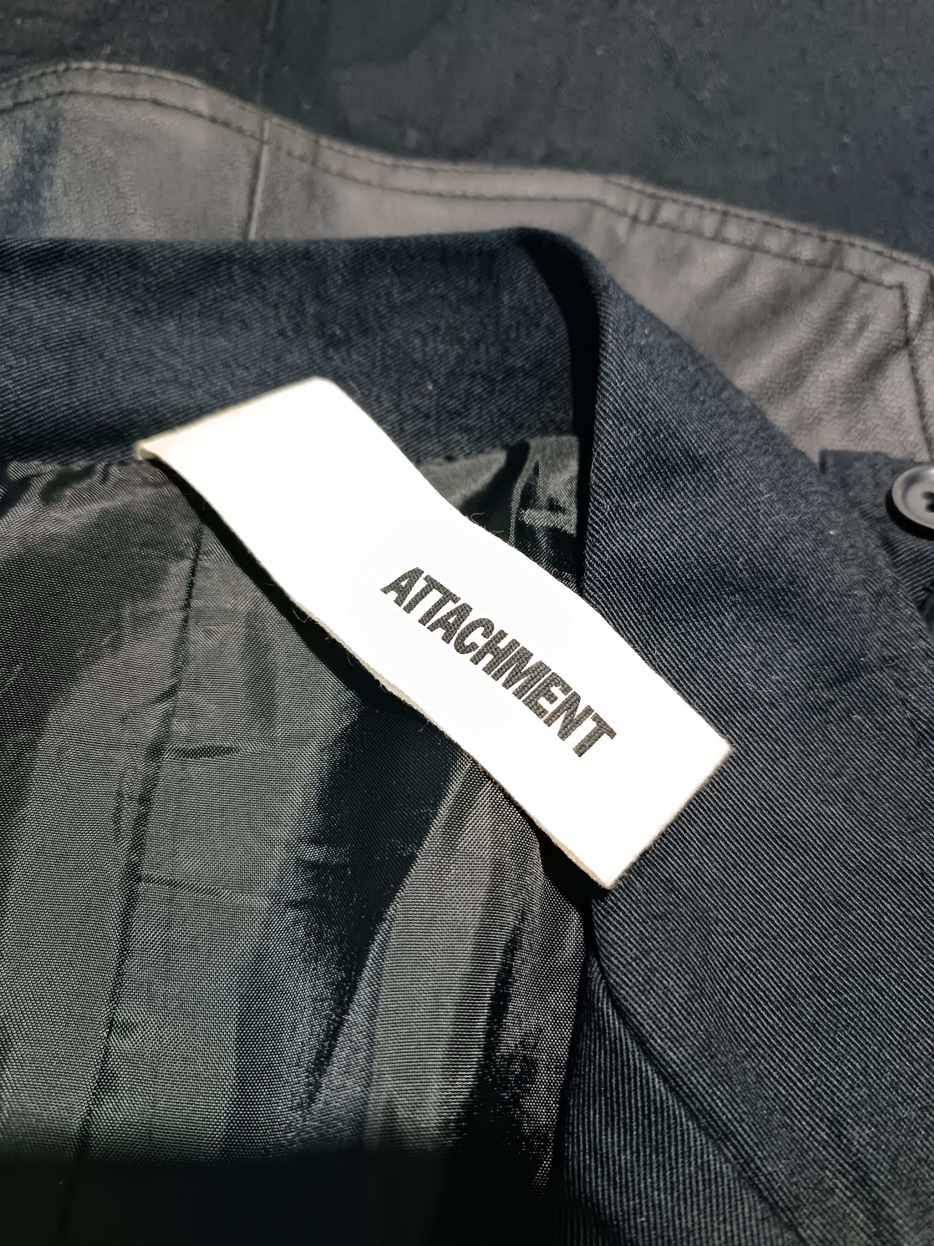 Japanese Brand Kazuyuki Kumagai Attachment Black Blazer Size US M / EU 48-50 / 2 - 8 Thumbnail