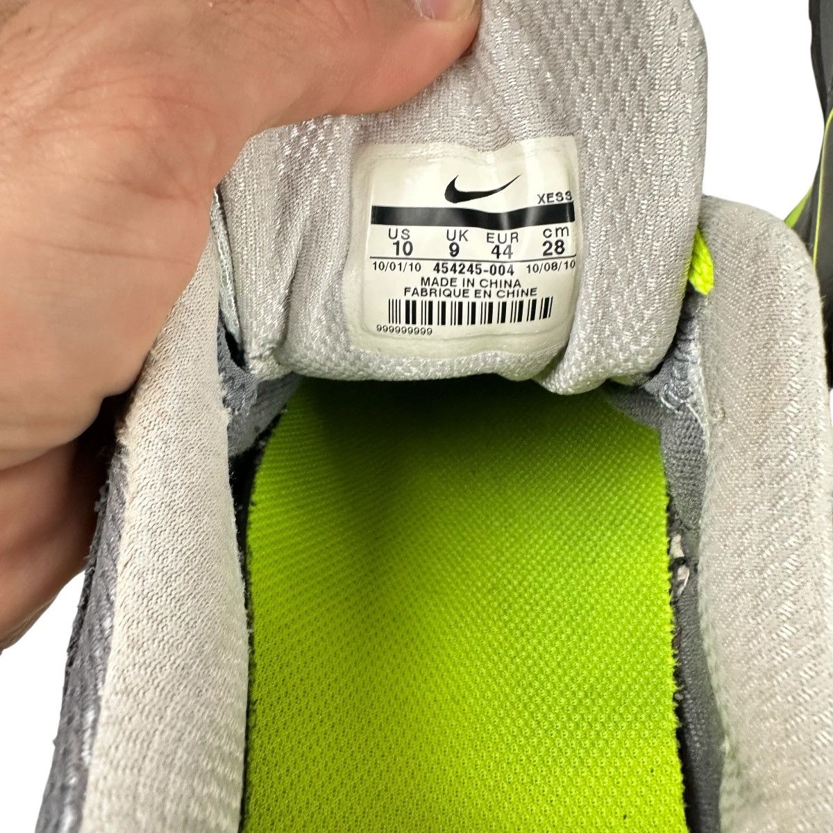 Nike Nike Max Limitless 2 Air Max Running Shoes 2010 Volt Size US 10 / EU 43 - 7 Thumbnail