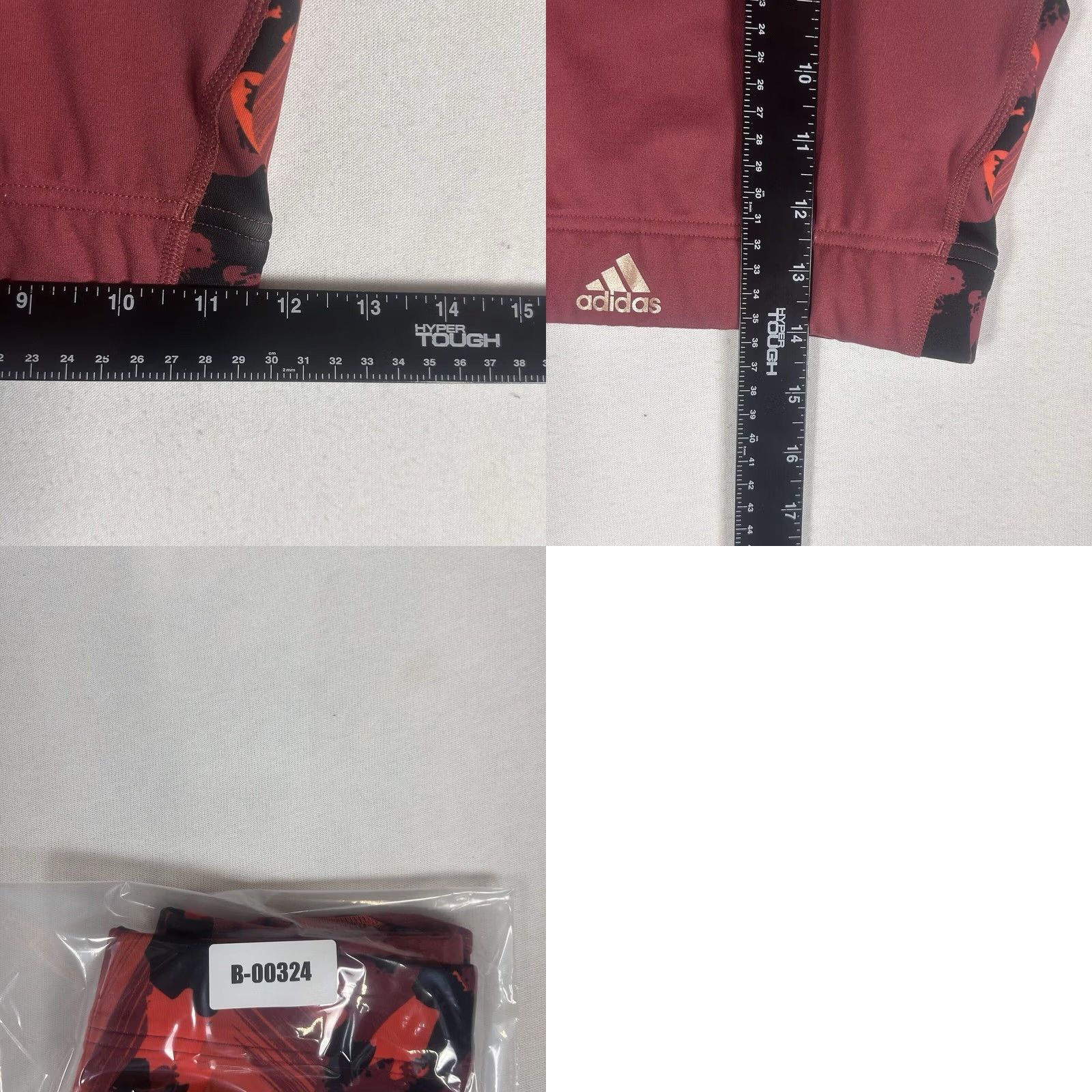 Adidas Adidas Sports Bra Womens XS Red Camo Tank Top Gym Run Casual Support Size XS / US 0-2 / IT 36-38 - 8 Thumbnail