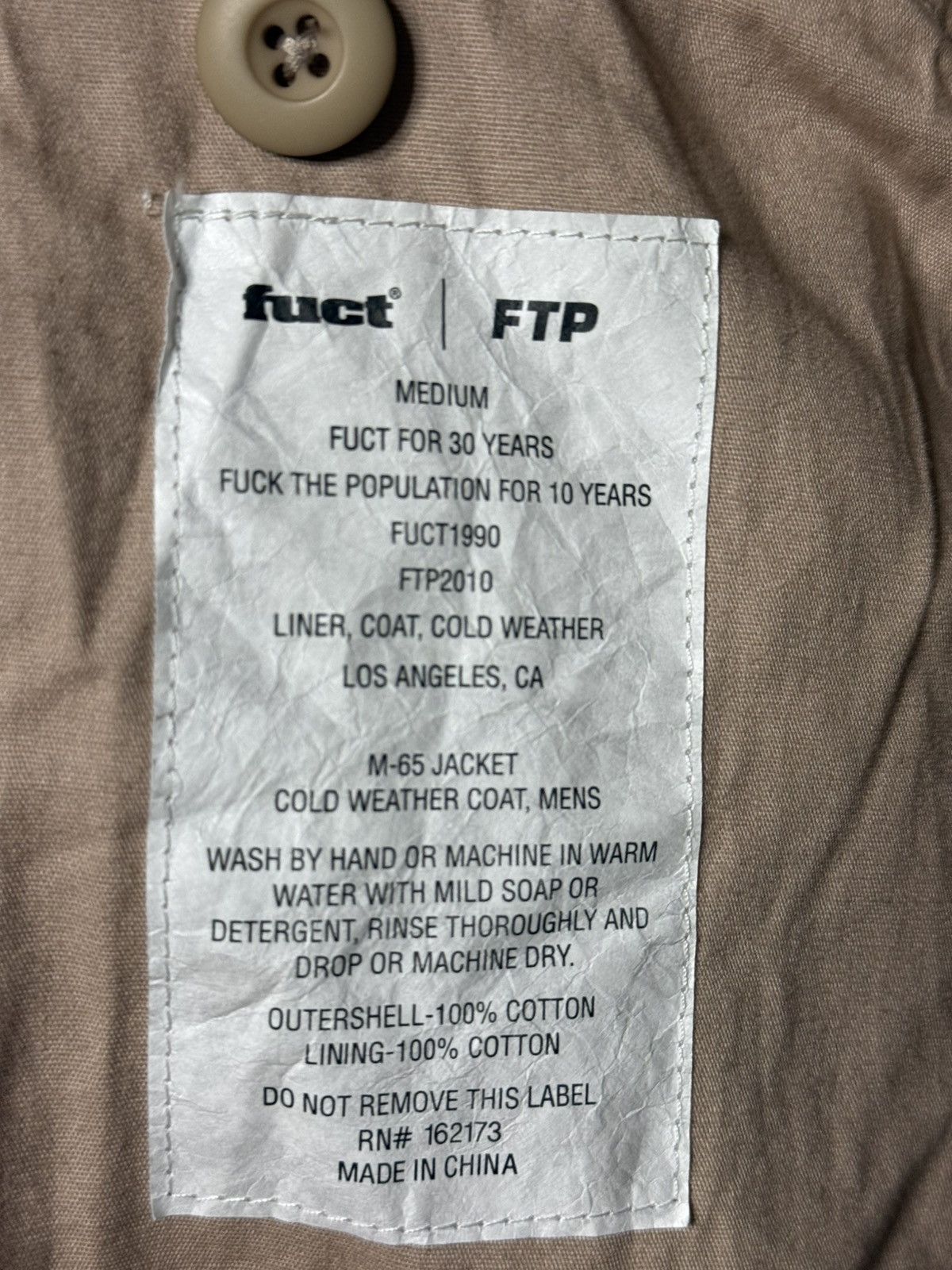 Fuck The Population FUCT x FTP M-65 Jacket Size US L / EU 52-54 / 3 - 7 Thumbnail