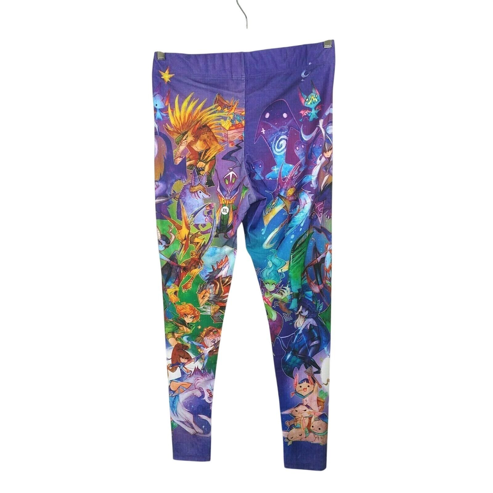 Other WeLoveFine Dota 2 Watercolor Hero Leggings Women Size 2XL Size 31" - 4 Thumbnail