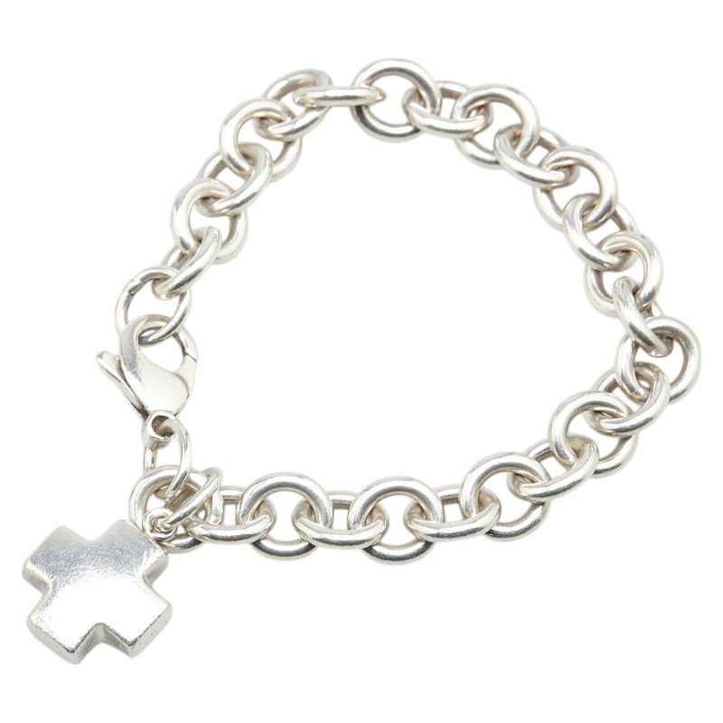 Tiffany Tiffany Roman Cross SV925 Bracelet Metal Bracelet