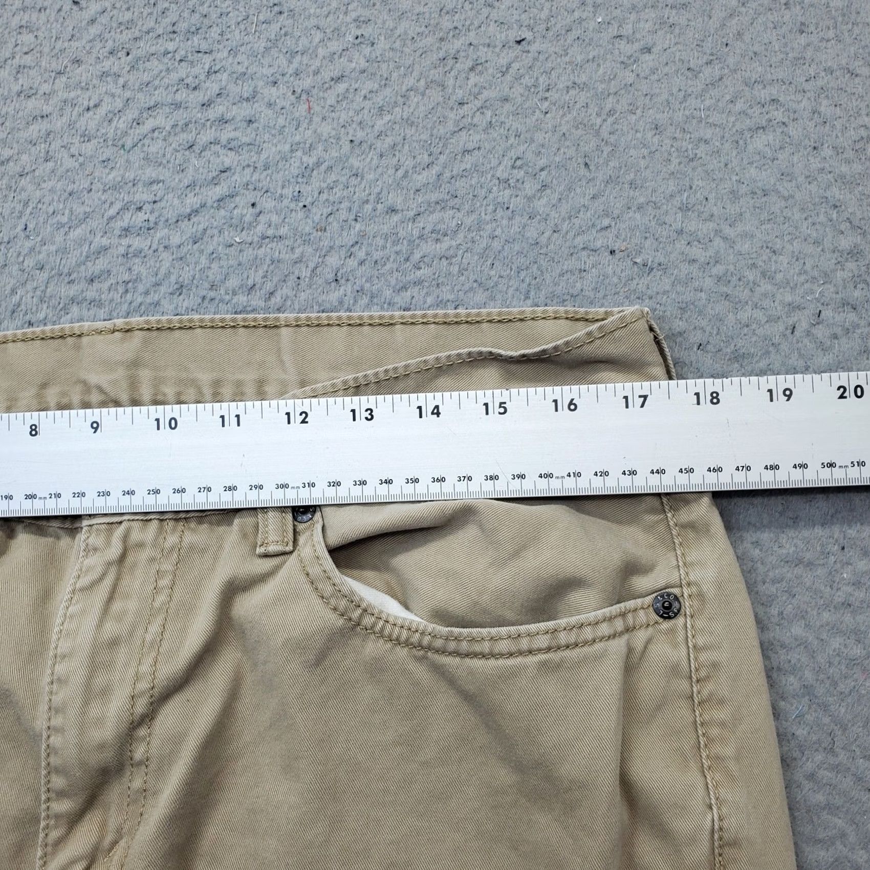 Levi's Levi's 559 Jeans Mens 34x30 Tan Denim 5-Pocket Straight Leg Streetwear Casual Long Jeans Mens Size 34 Tan Size US 34 / EU 50 - 6 Thumbnail