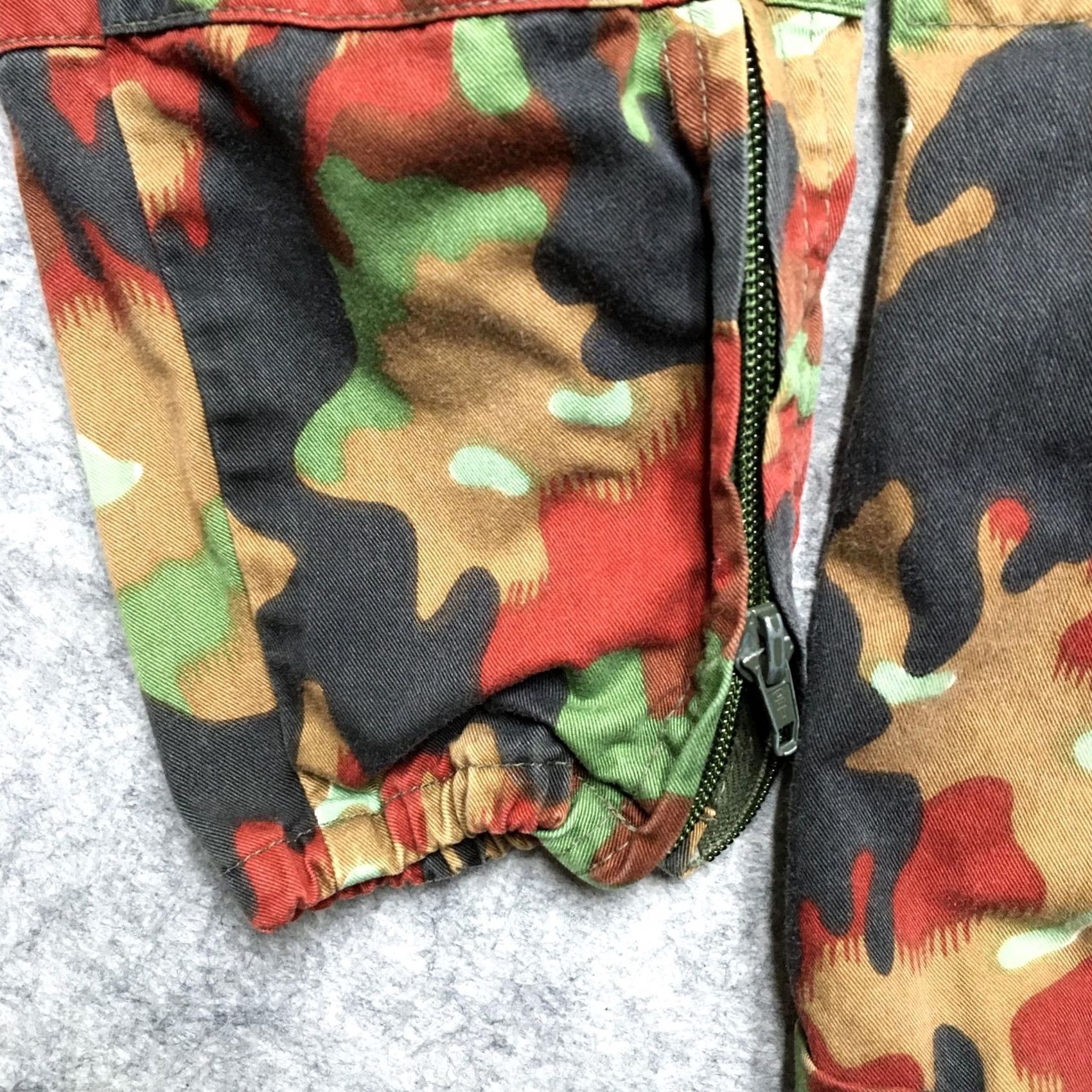 Vintage VINTAGE German Military Jacket Mens M Camouflage Zip Front Cotton Blend 80s Size US M / EU 48-50 / 2 - 5 Thumbnail
