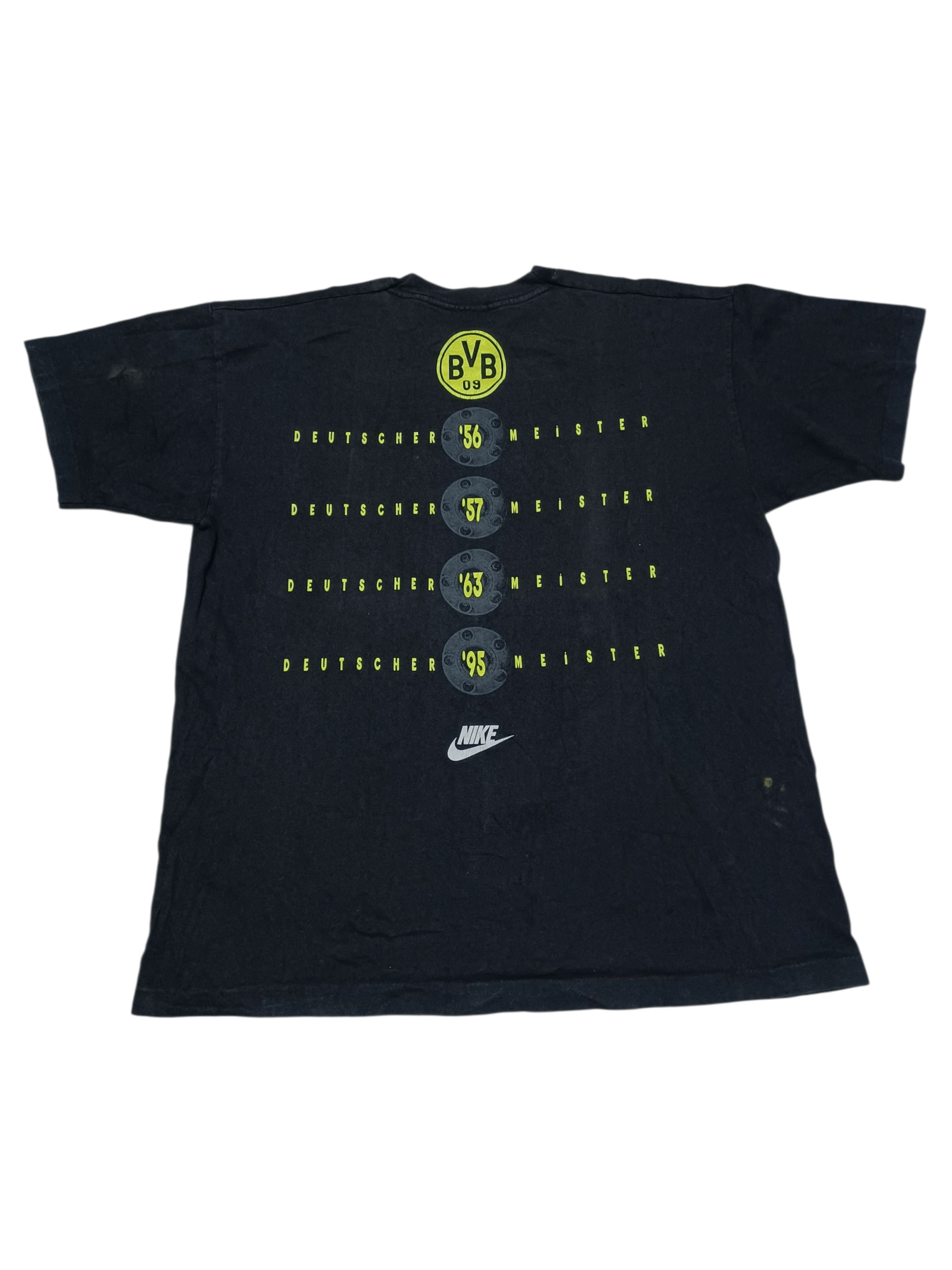 Nike BORUSSIA DORTMUND NIKE VINTAGE 1995 MEISTER TEE Size US XL / EU 56 / 4 - 3 Thumbnail