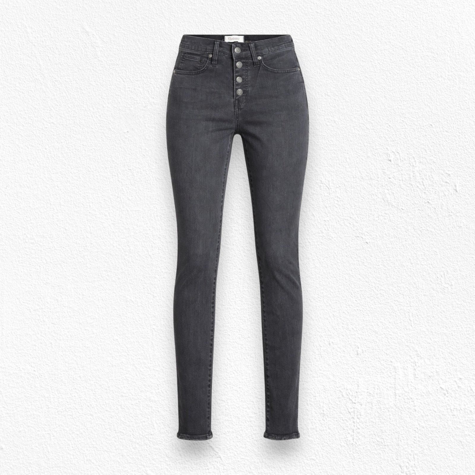 Madewell Madewell 10" High-Rise Skinny Jeans Washed Black Size 25 Size 25" / US 0 / IT 36 - 1 Thumbnail