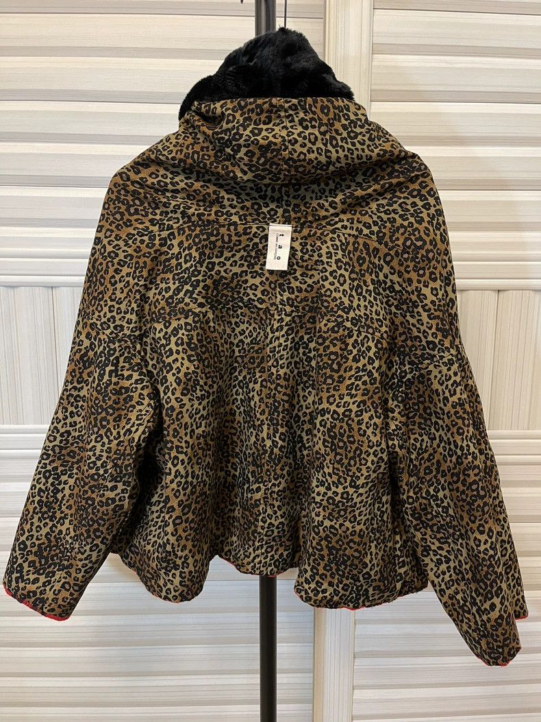 Comme des Garcons Comme Des Garcons Plaid Leopard Cloak Size XS / US 0-2 / IT 36-38 - 5 Thumbnail