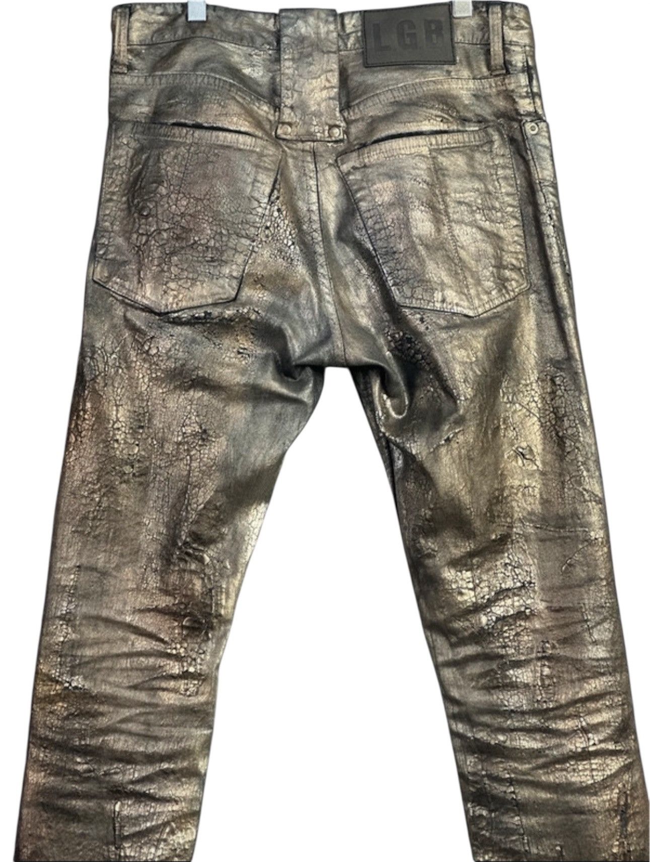 Le Grande Bleu (L.G.B.) Le Grand Bleu Crocodrile Denim Size US 31 - 3 Thumbnail