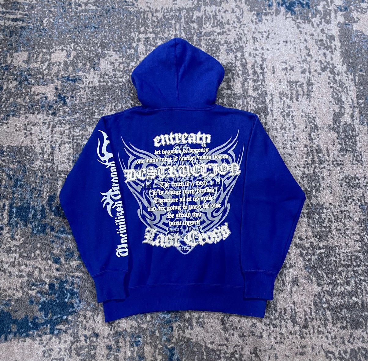 If Six Was Nine Y2K Japanes Beaumere Cross Gothic Punk Style Hoodie Size US M / EU 48-50 / 2 - 2 Thumbnail
