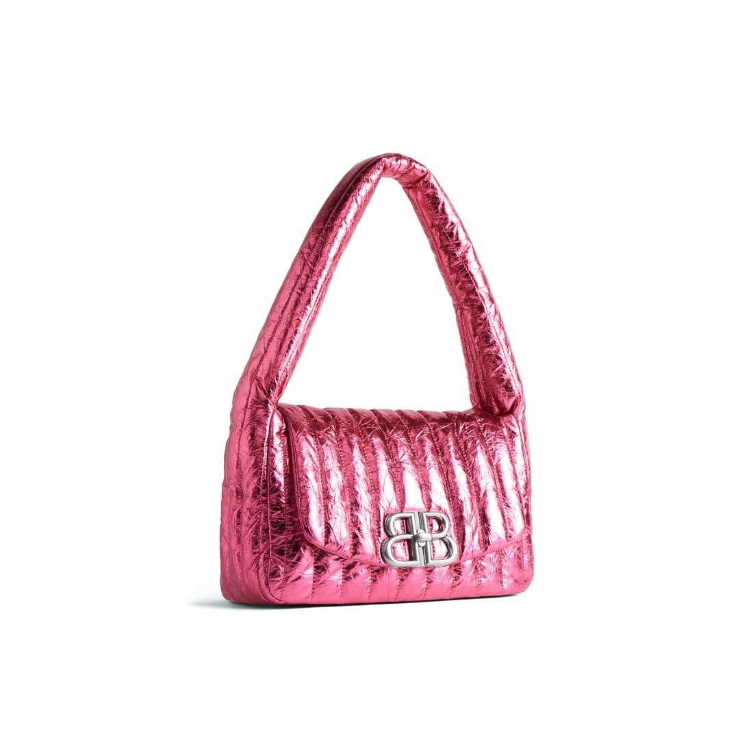 Balenciaga o1mt1gz0125 Size: OS / Monaco Small Sling Bag Metallized Size ONE SIZE - 4 Thumbnail