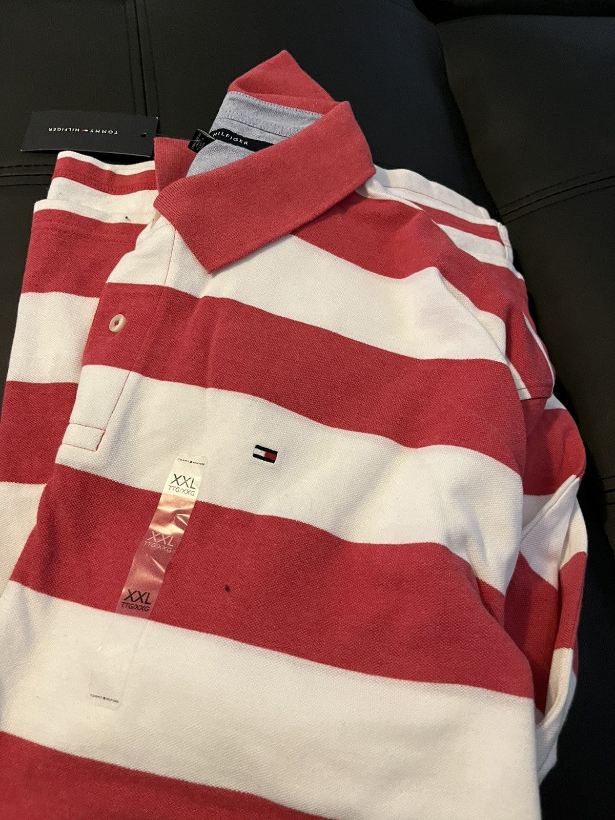 image of Tommy Hilfiger Polo, Men's (Size 2XL)