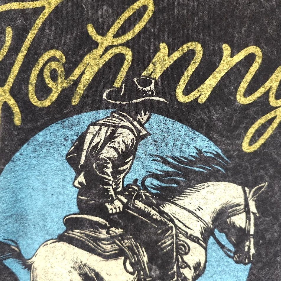 Vintage VINTAGE Johnny Cash Shirt Mens Small Gray Cowboy Country Music Size US S / EU 44-46 / 1 - 3 Thumbnail