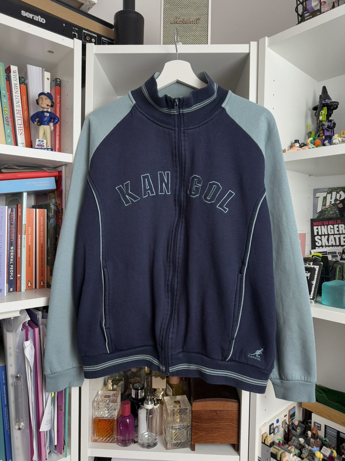 Kangol × Vintage Vintage y2k Kangol spellout zip sweatshirt S skate blockcore Size US S / EU 44-46 / 1 - 1 Thumbnail