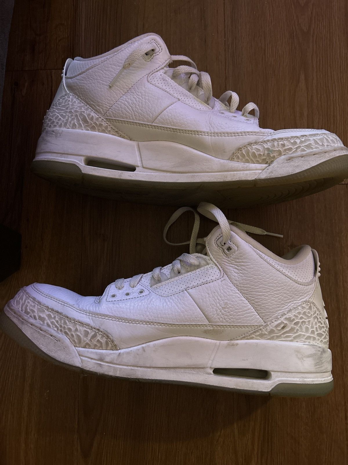 Jordan Brand Jordan 3 pure white (2018) Size US 13 / EU 46 - 2 Thumbnail