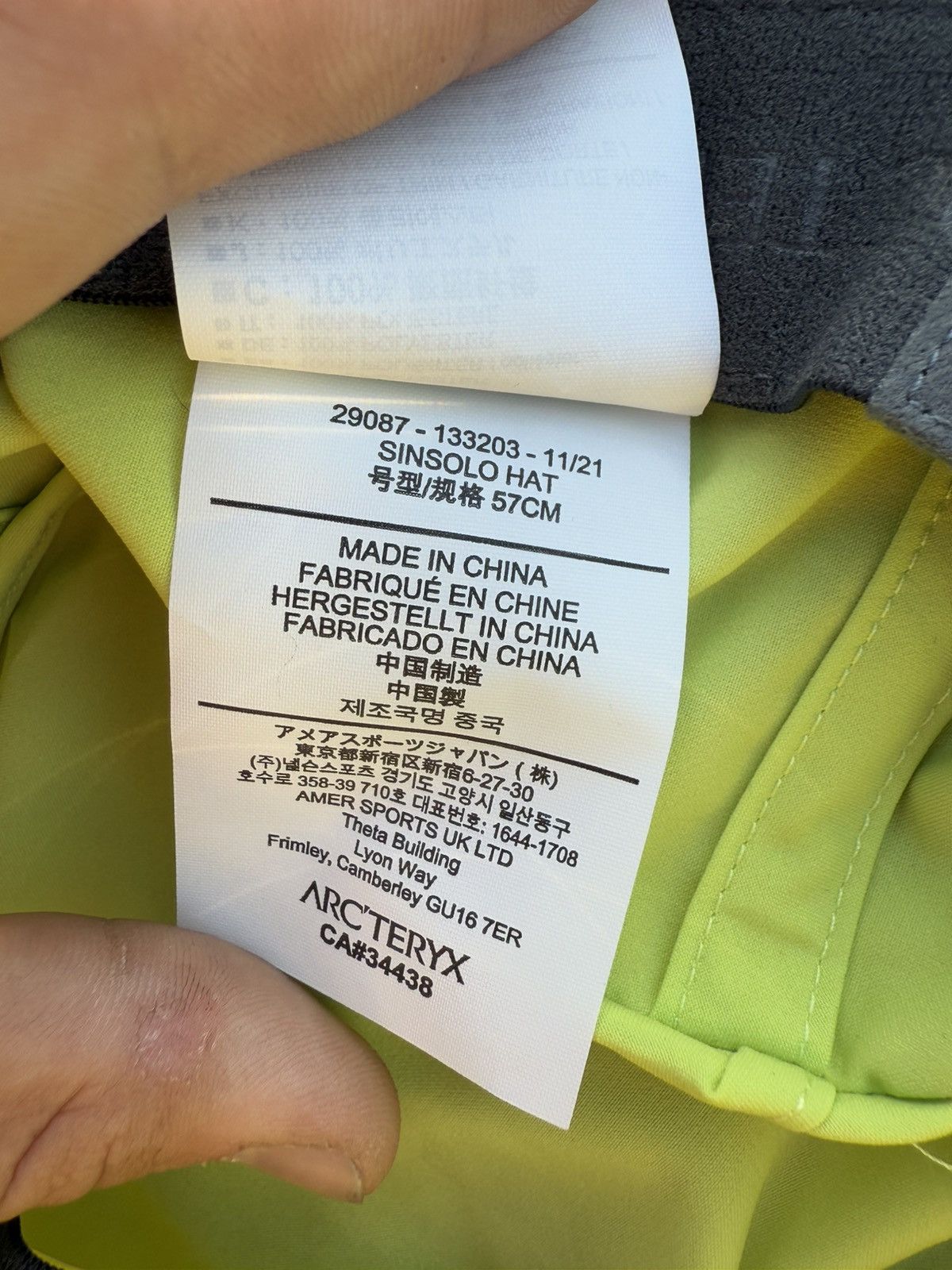 Arc'teryx × Goretex Arcteryx Sinsolo Hat Size ONE SIZE - 4 Thumbnail
