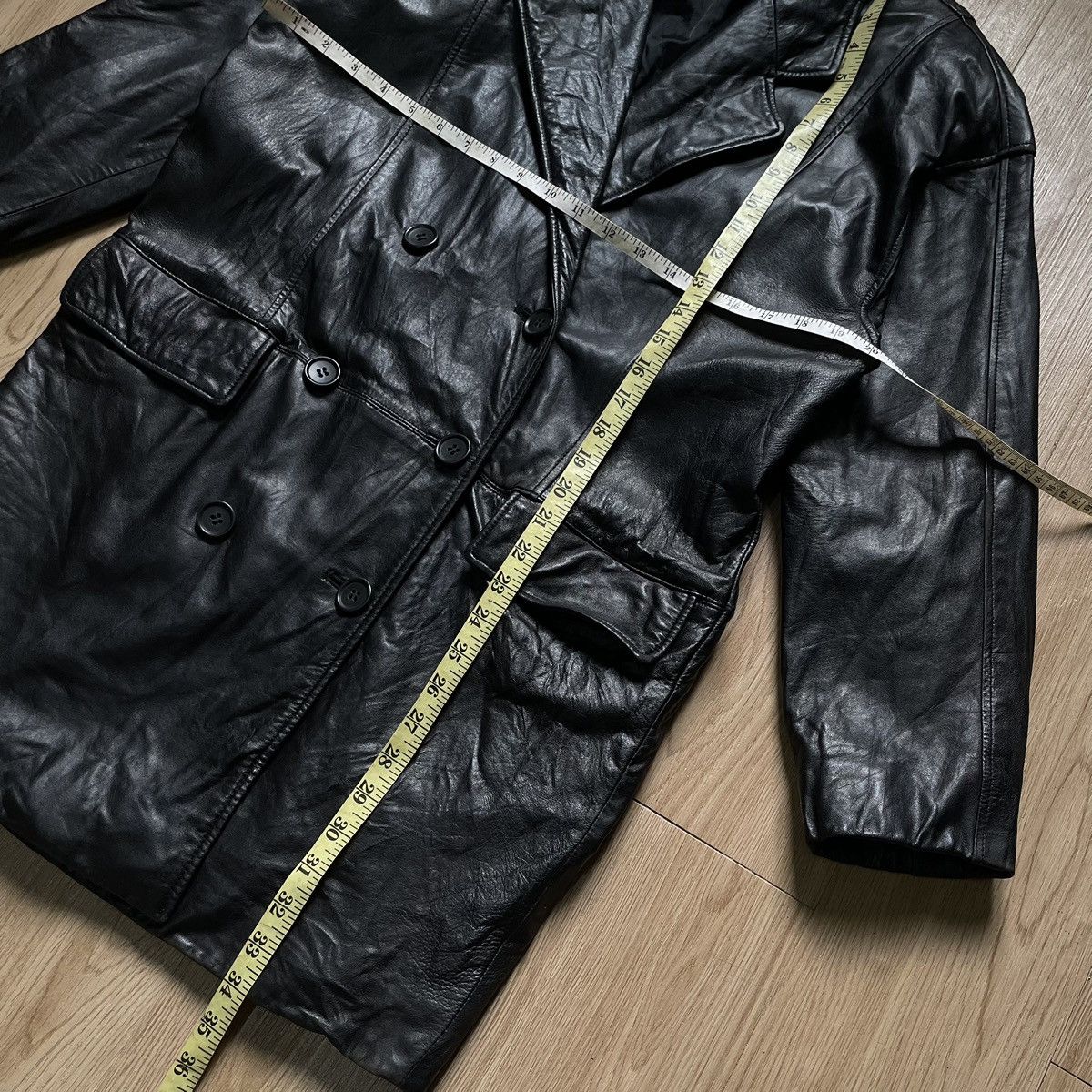 14th Addiction Tainer ruttsu sheep leather double breasted blazer jacket Size M / US 6-8 / IT 42-44 - 6 Thumbnail