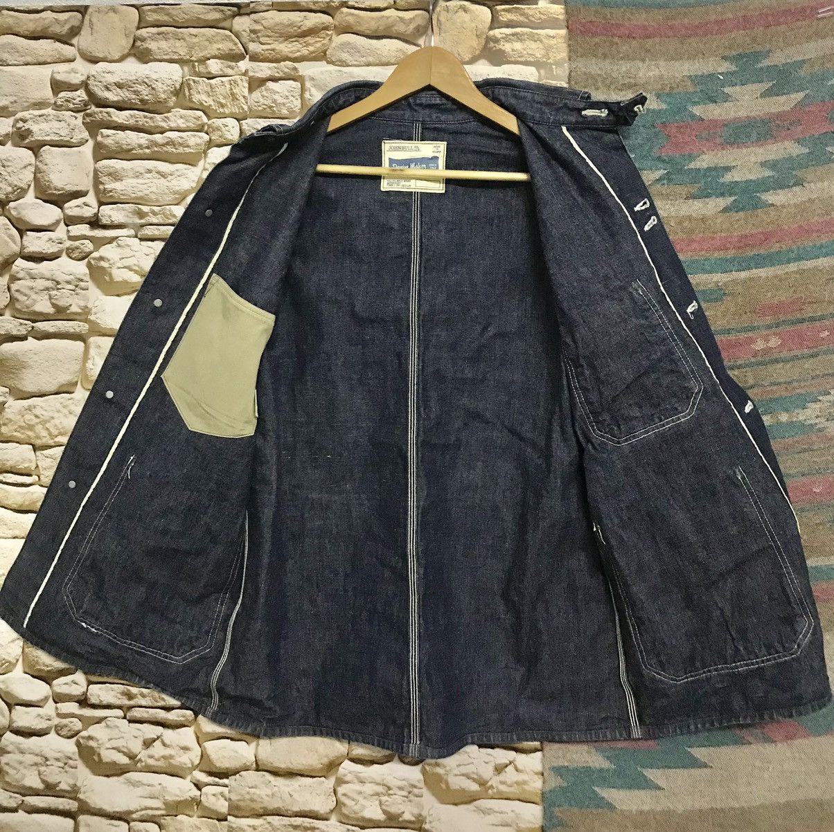 Japanese Brand × Johnbull JohnBull Denime Maker Seldvege Chore Jacket Size US M / EU 48-50 / 2 - 3 Thumbnail