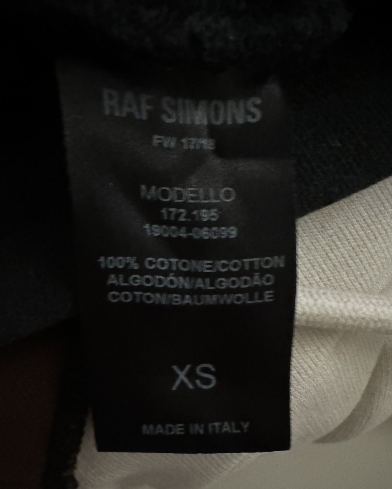 Raf Simons Raf Simons FW17 "Any Way Out" Tape Detail Oversized Hoodie Size US XL / EU 56 / 4 - 4 Thumbnail