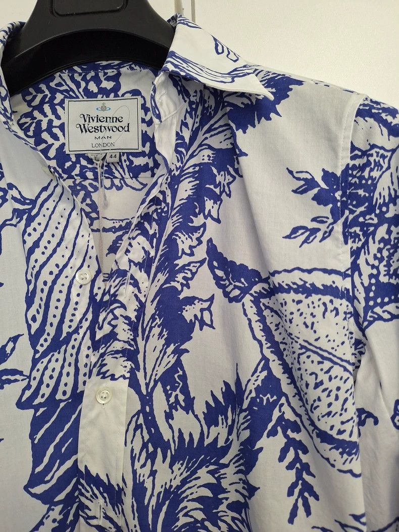 Vivienne Westwood Vivienne Westwood Classic blue and white floral printed sh Size M / US 6-8 / IT 42-44 - 2 Thumbnail
