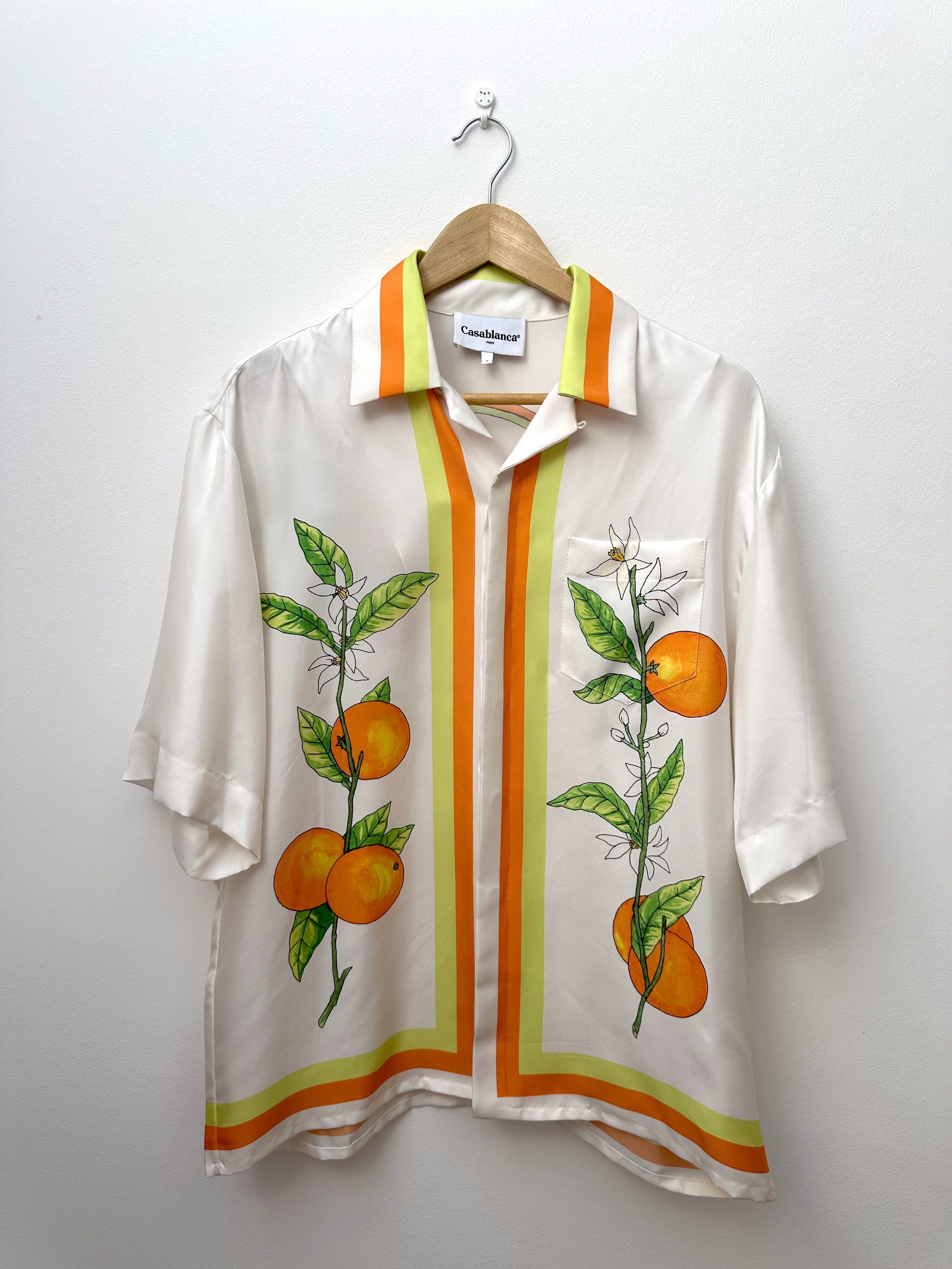 Maxfield Exclusive (2019 Archive) Orange Blossoms Silk Set