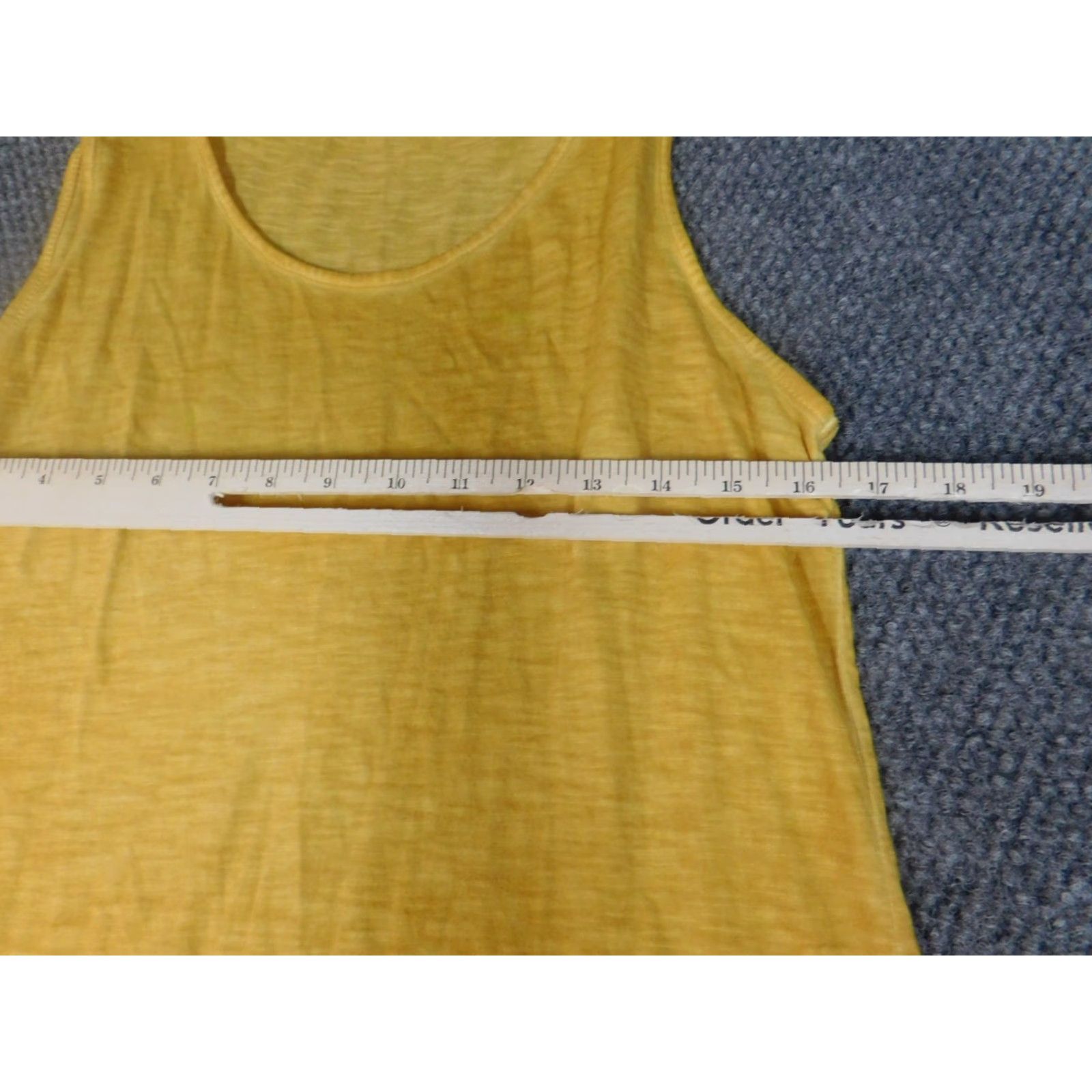 Vintage New Directions Womens Blouse Medium Yellow Sleeveless Tank Pullover Knit Cotton Raglan Sleeve Pocket Casual Modern Size M / US 6-8 / IT 42-44 - 4 Thumbnail