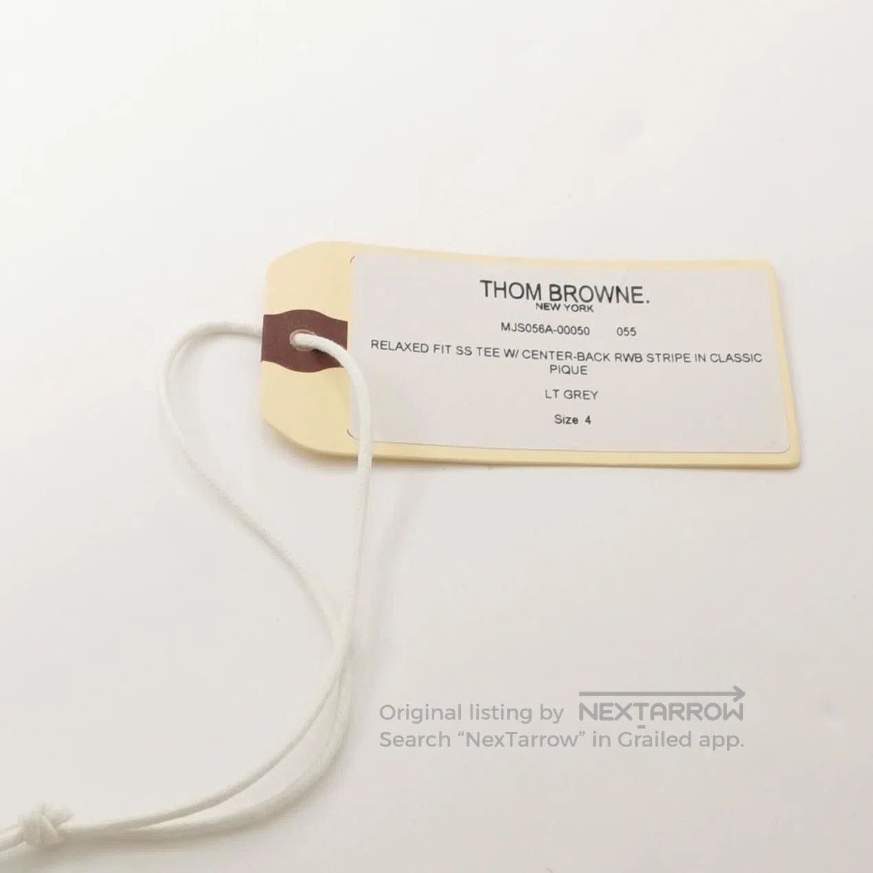 Thom Browne Thom Browne Cotton Stripe Crew Neck T-shirt L. Size US L / EU 52-54 / 3 - 3 Thumbnail
