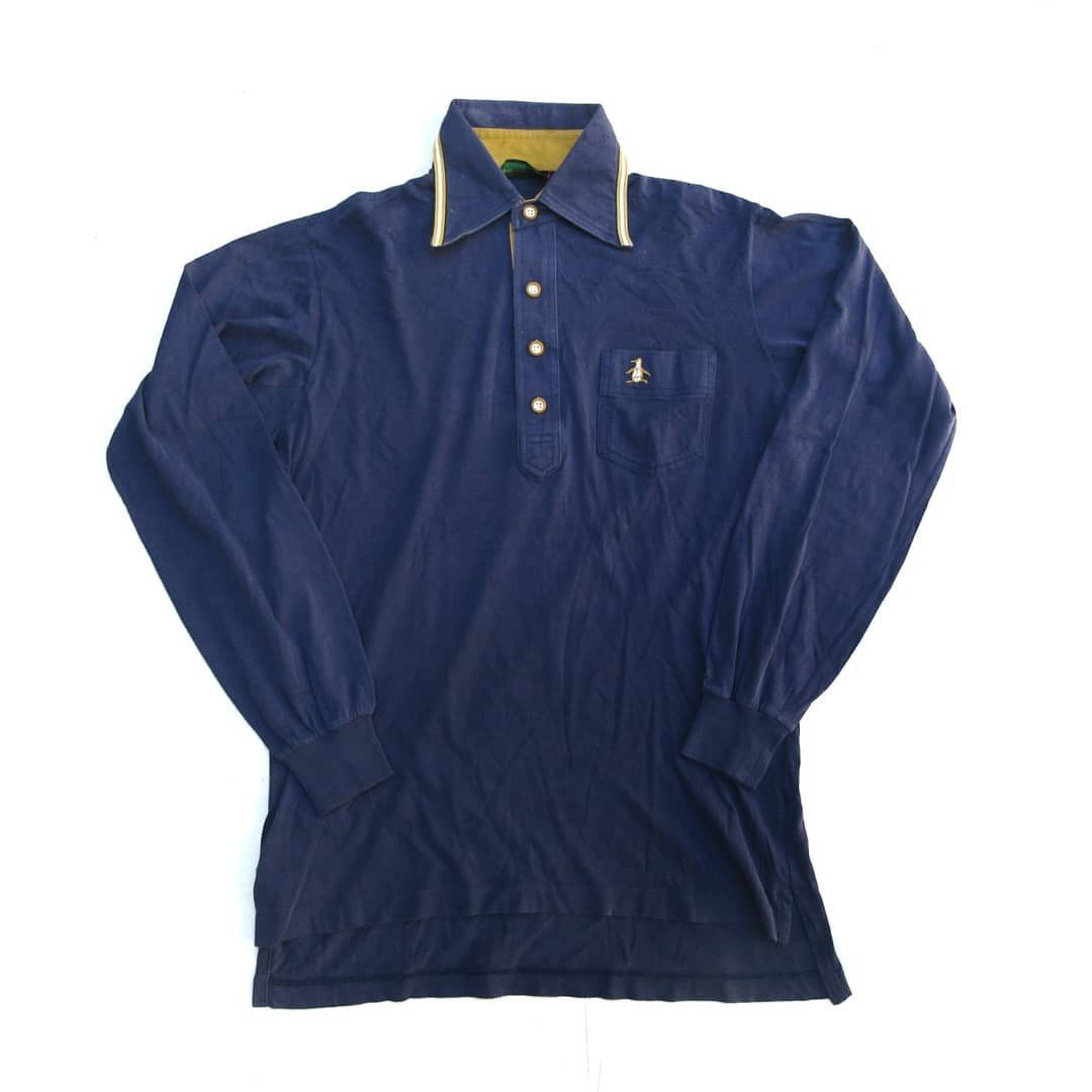 Grand Slam Vintage Classic Grand Slam Munsingwear Navy Blue Size US L / EU 52-54 / 3 - 3 Thumbnail