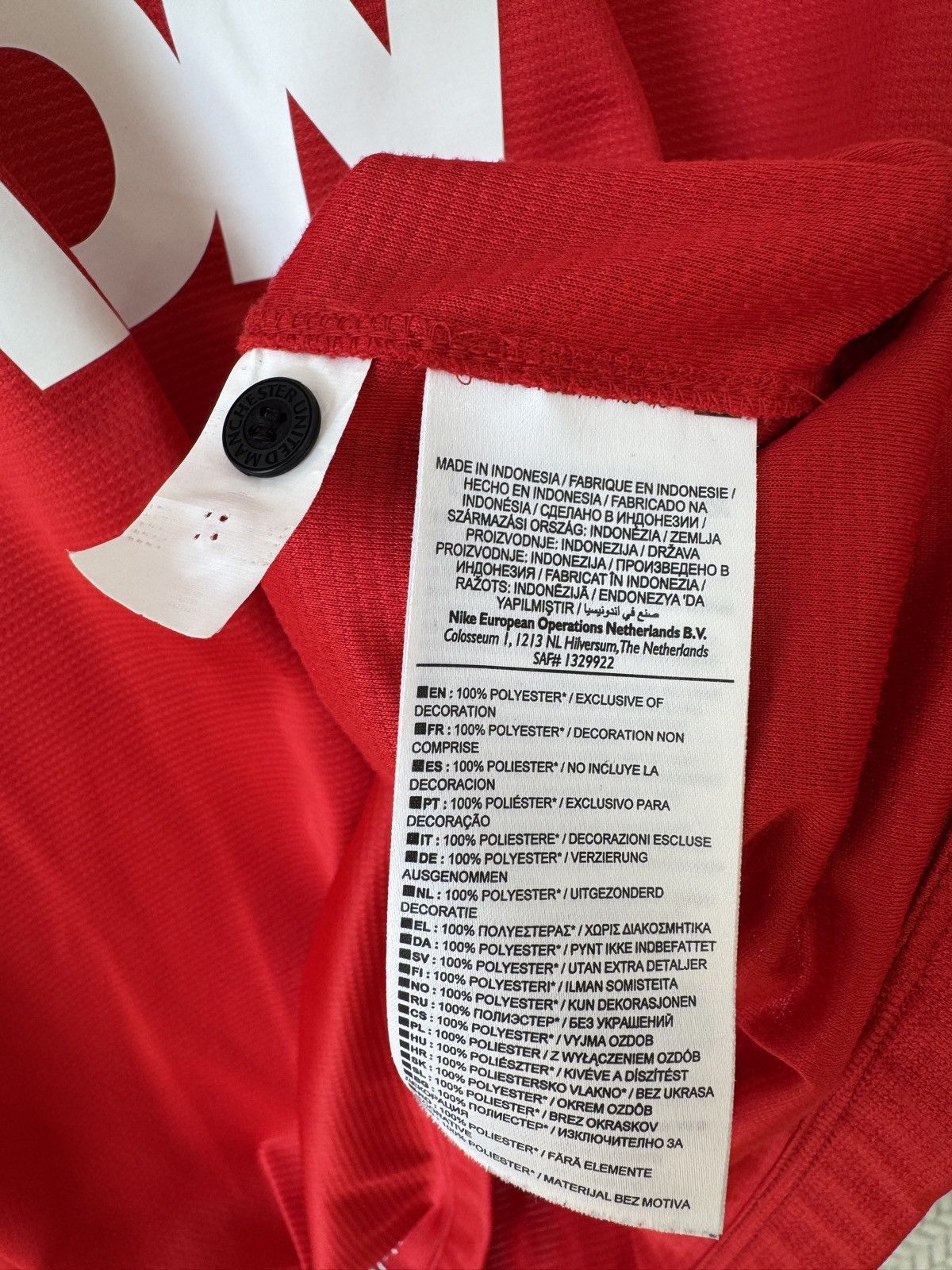 Nike Manchester United 2013-2014 Home Soccer Jersey Nike Shirt Size US L / EU 52-54 / 3 - 17 Thumbnail