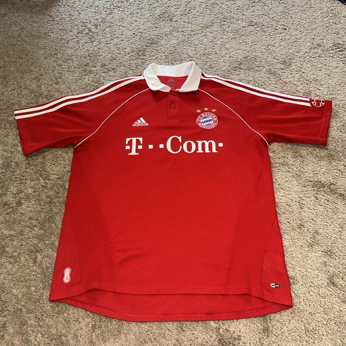 Adidas Vintage Bayern Munich Jersey Mens XL Adidas 06/07 Red Size US XL / EU 56 / 4 - 1 Thumbnail