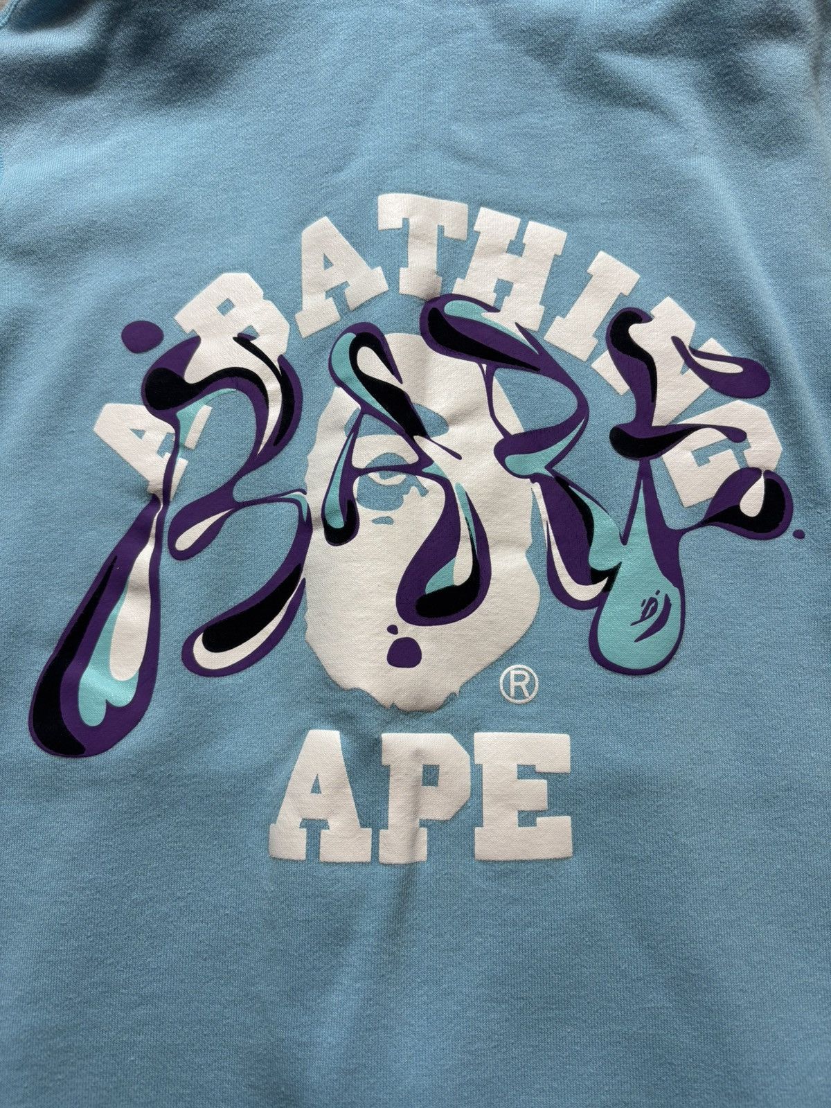 Bape BAPE Marble Camo Liquid College Full Zip Hoodie Size US M / EU 48-50 / 2 - 4 Thumbnail