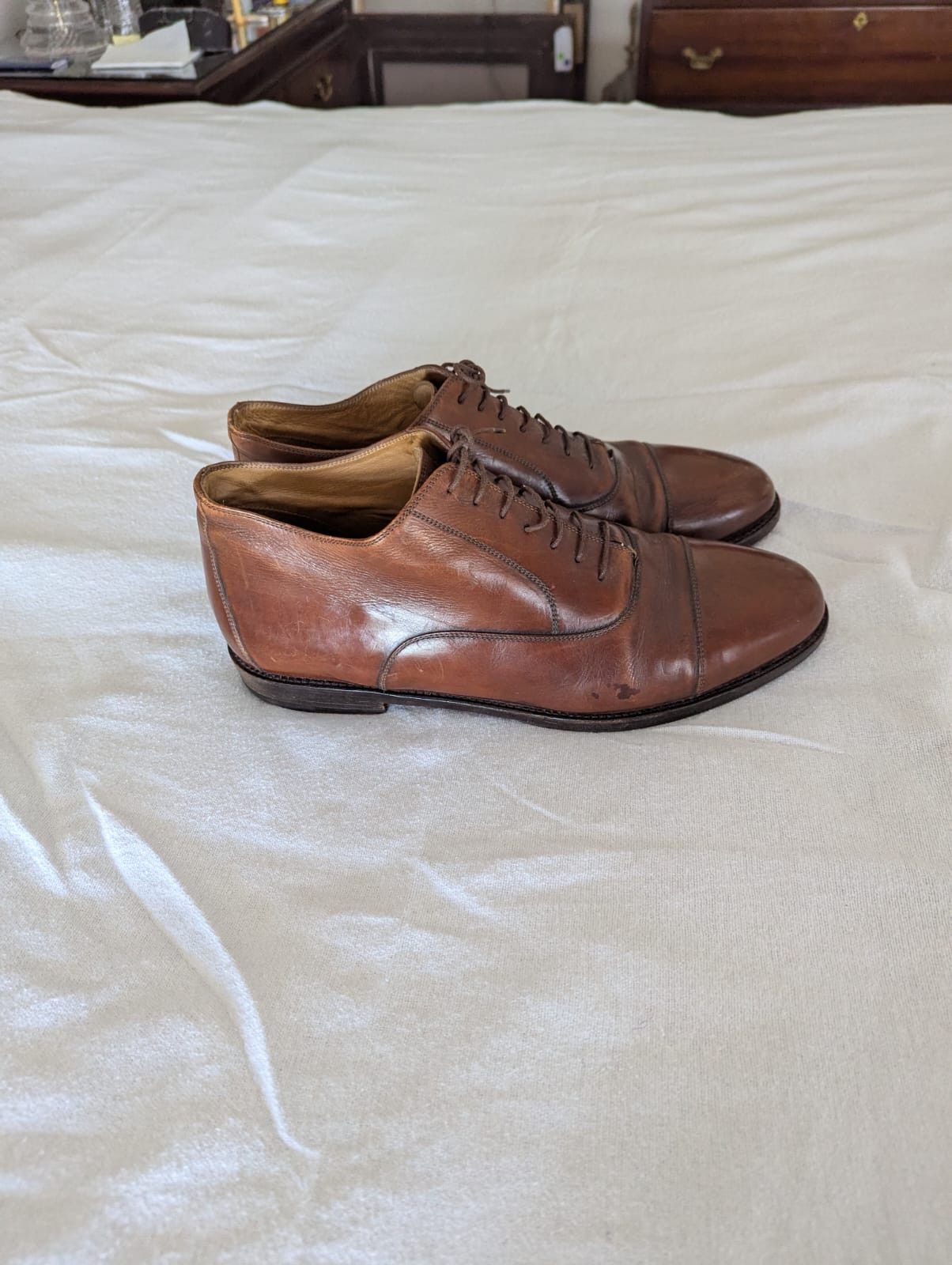 Cole Haan Brown leather ankle boots Size US 12 / EU 45 - 3 Thumbnail