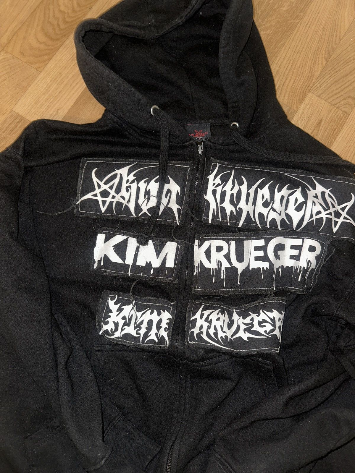 Gallery Department Souvenir Logo Paint Splatter Hooded Sweat