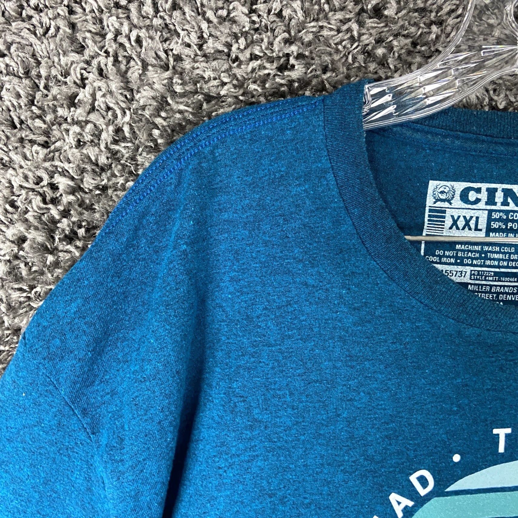 Alife CINCH Lead This Life T-Shirt Men 2XL Blue Short Sleeve Mens Shirt 2XL Size US XXL / EU 58 / 5 - 5 Thumbnail