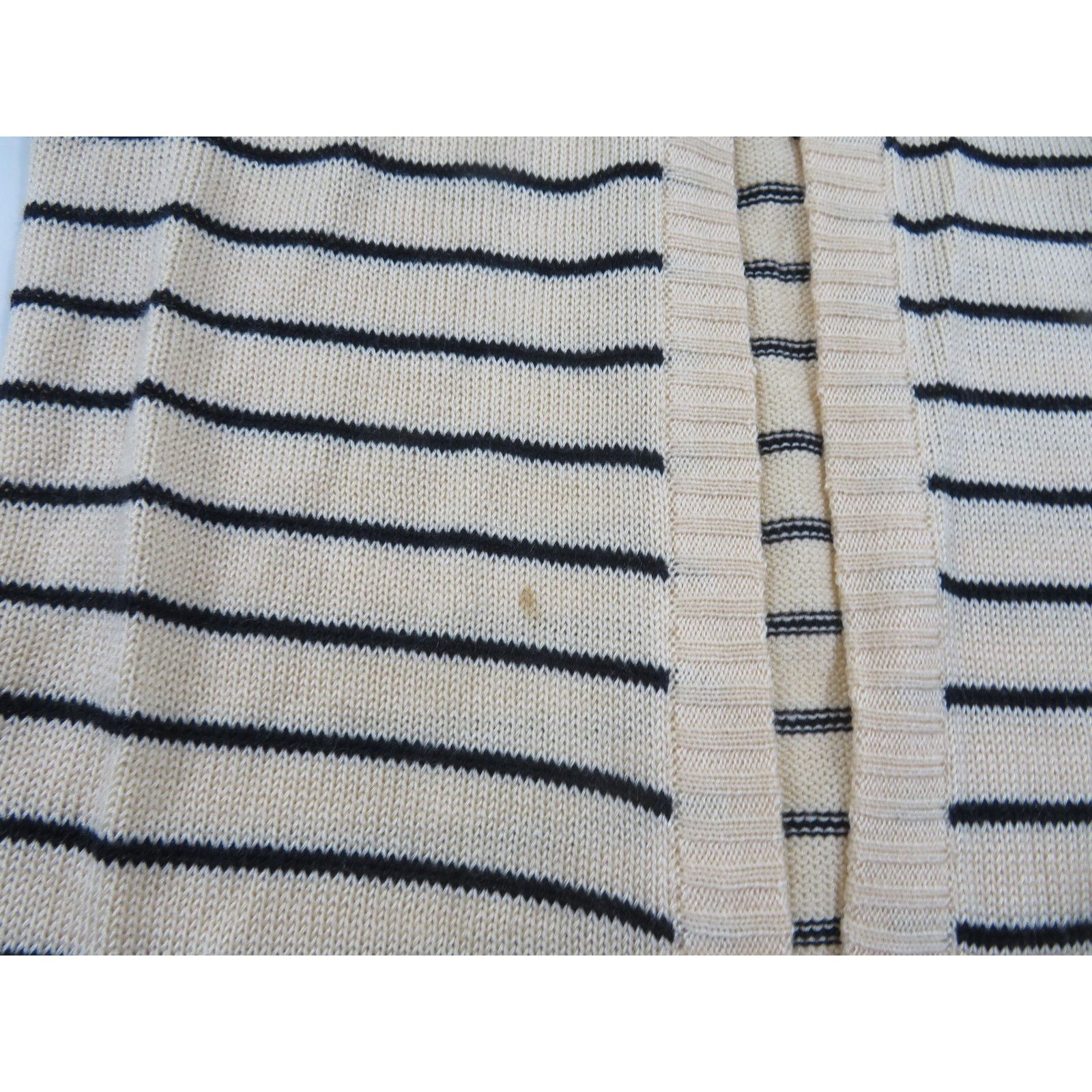 Other Addenda Acrylic Knit Top Blouse Set, Striped, Sz L 1970s Size L / US 10 / IT 46 - 5 Thumbnail