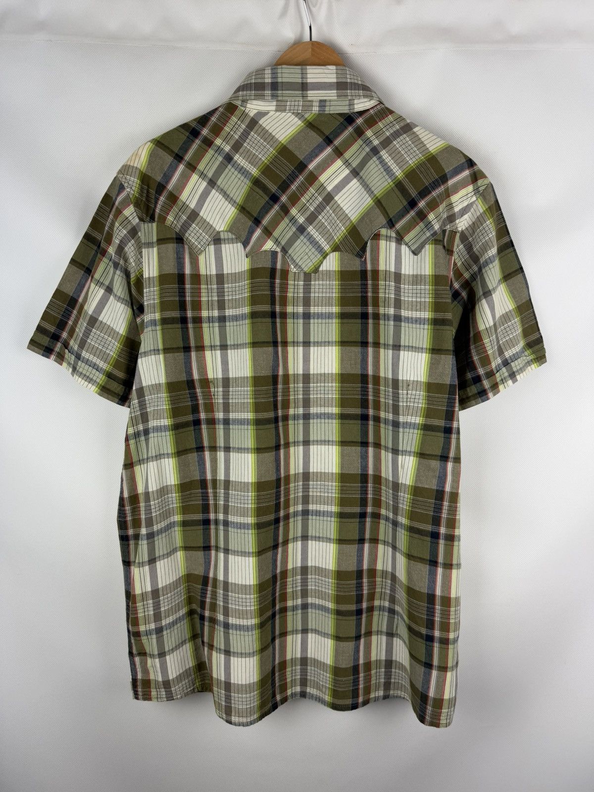 Oakley Oakley Short Sleeve Checked Plaid Outdoor Western Shirt Size US XL / EU 56 / 4 - 14 Thumbnail