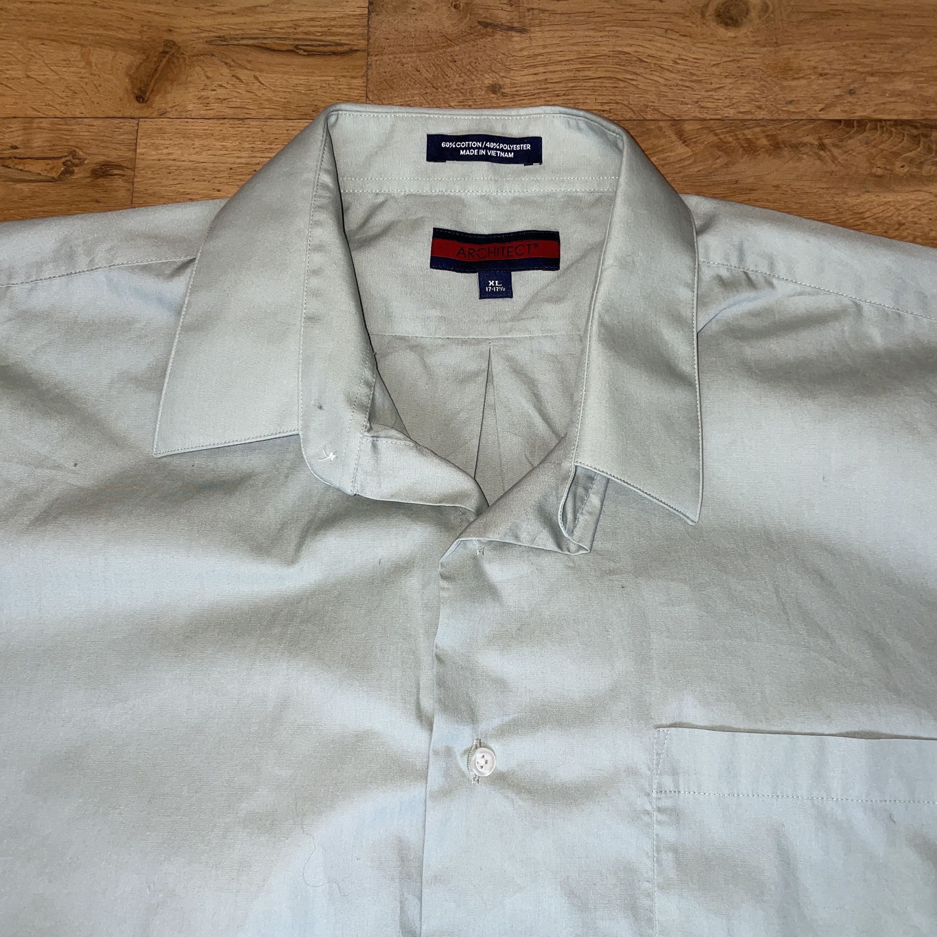Architect × Vintage Architect Men's Elegant Dress Shirt Summer Size Xl Size US XL / EU 56 / 4 - 3 Thumbnail