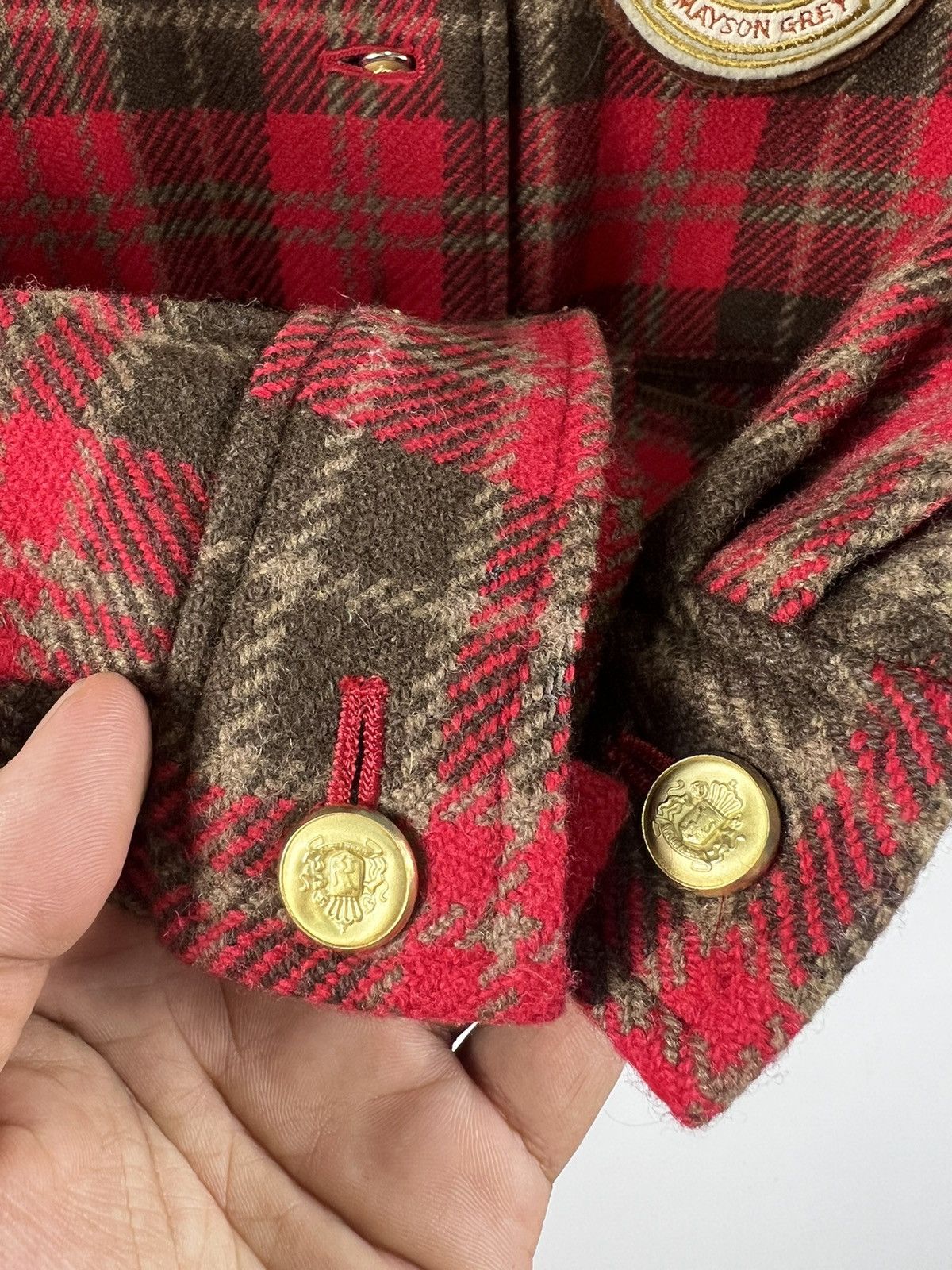 Other 🔥 BONDAGE TARTAN Nemeth inspired CROPPED JACKET Size L / US 10 / IT 46 - 8 Thumbnail